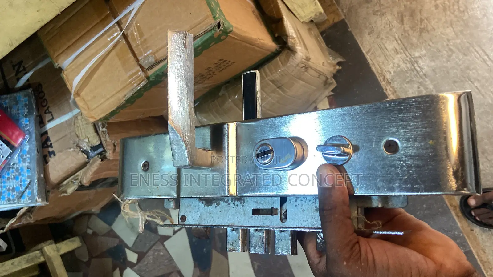 Steel Imported Panel Door Lock