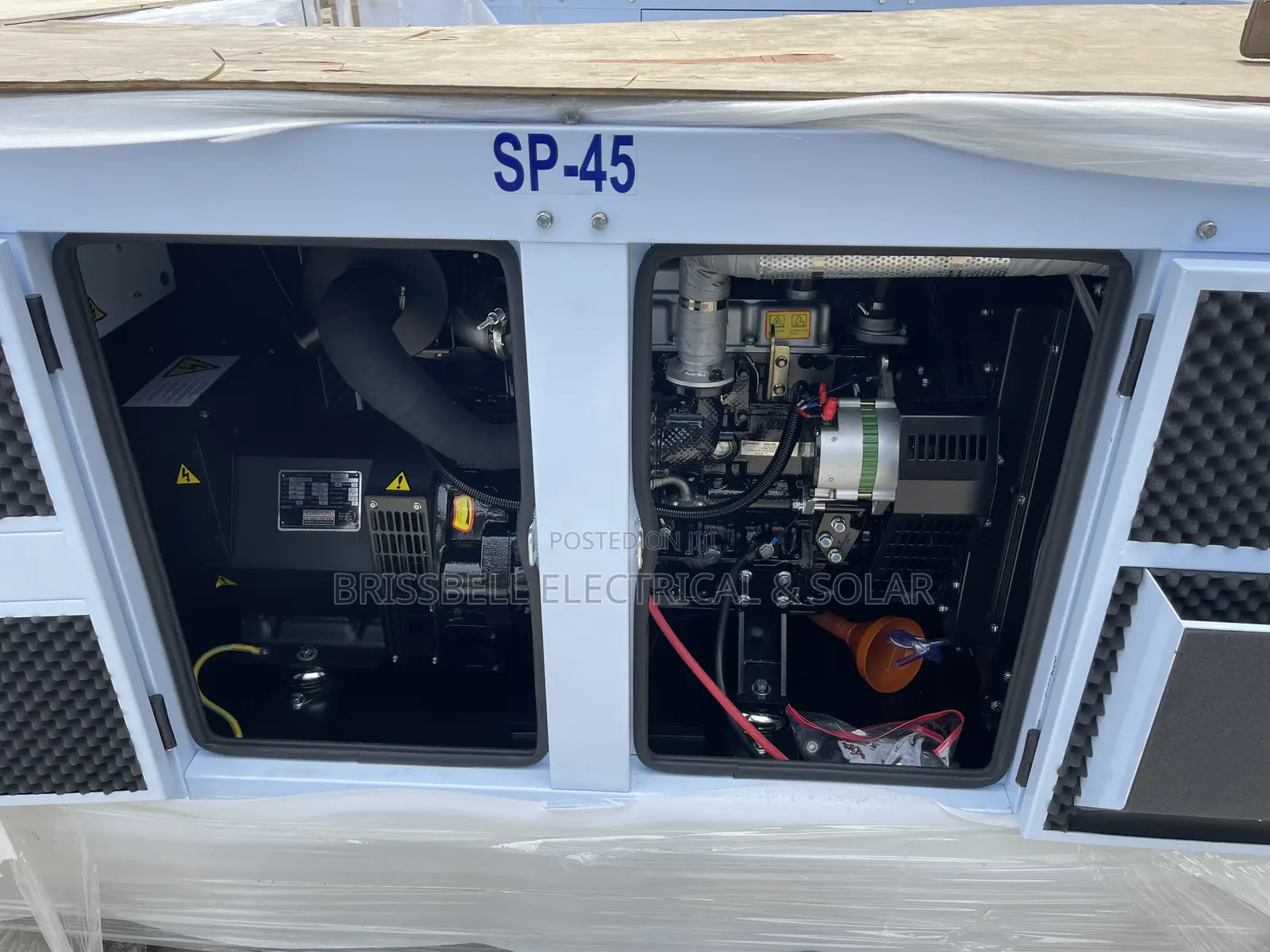 Silent England Perkins Soundproof Diesel Generator 45kva