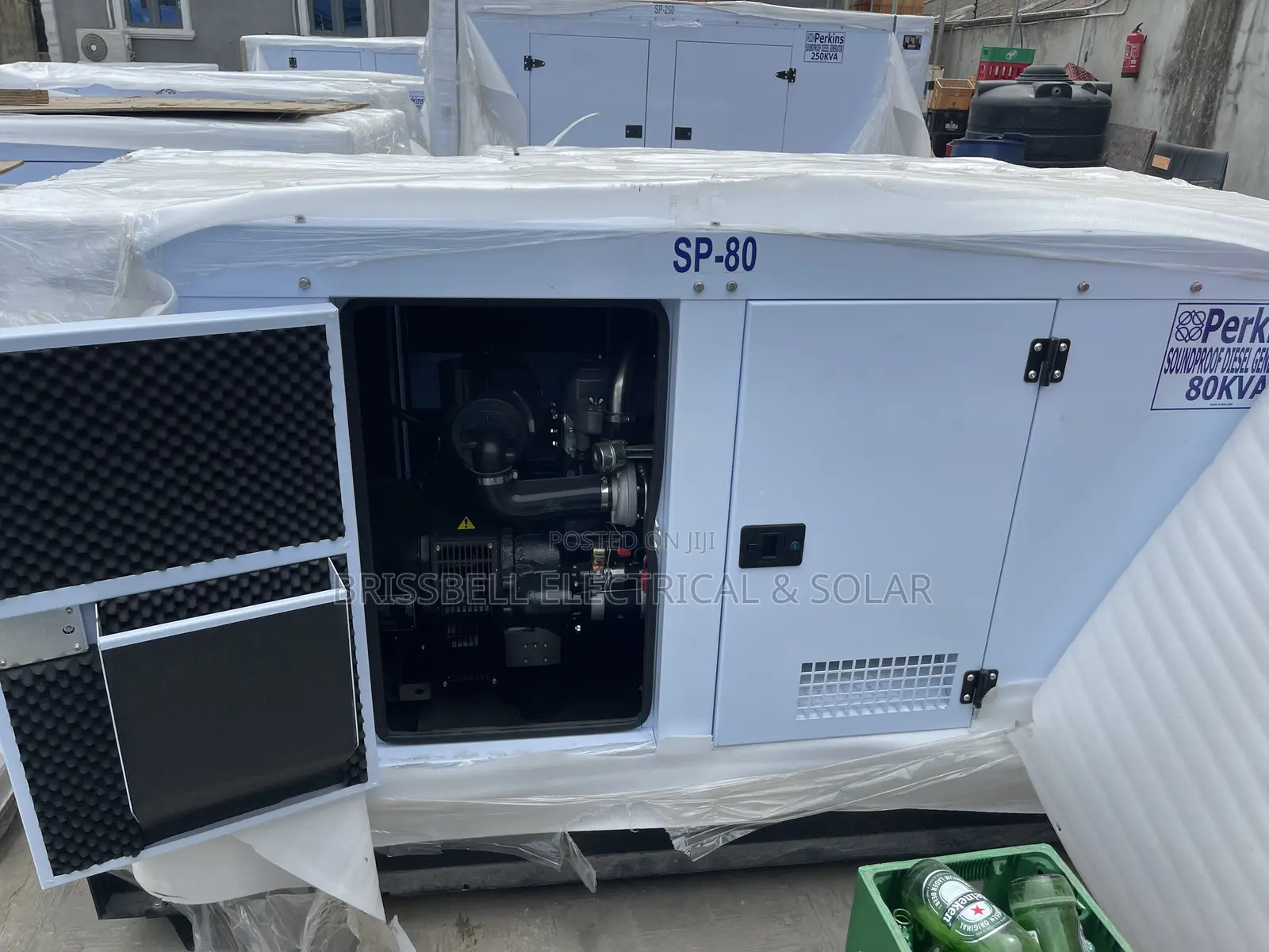 Silent England Perkins Soundproof Diesel Generator 80kva
