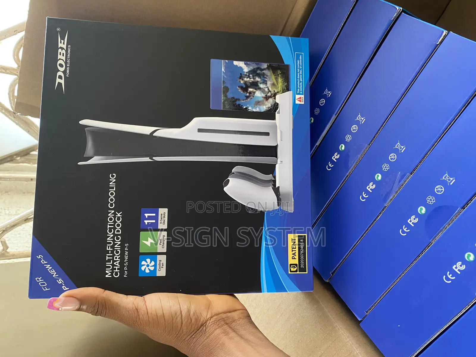 Ps 5 Cooling Stand and Charging Dock