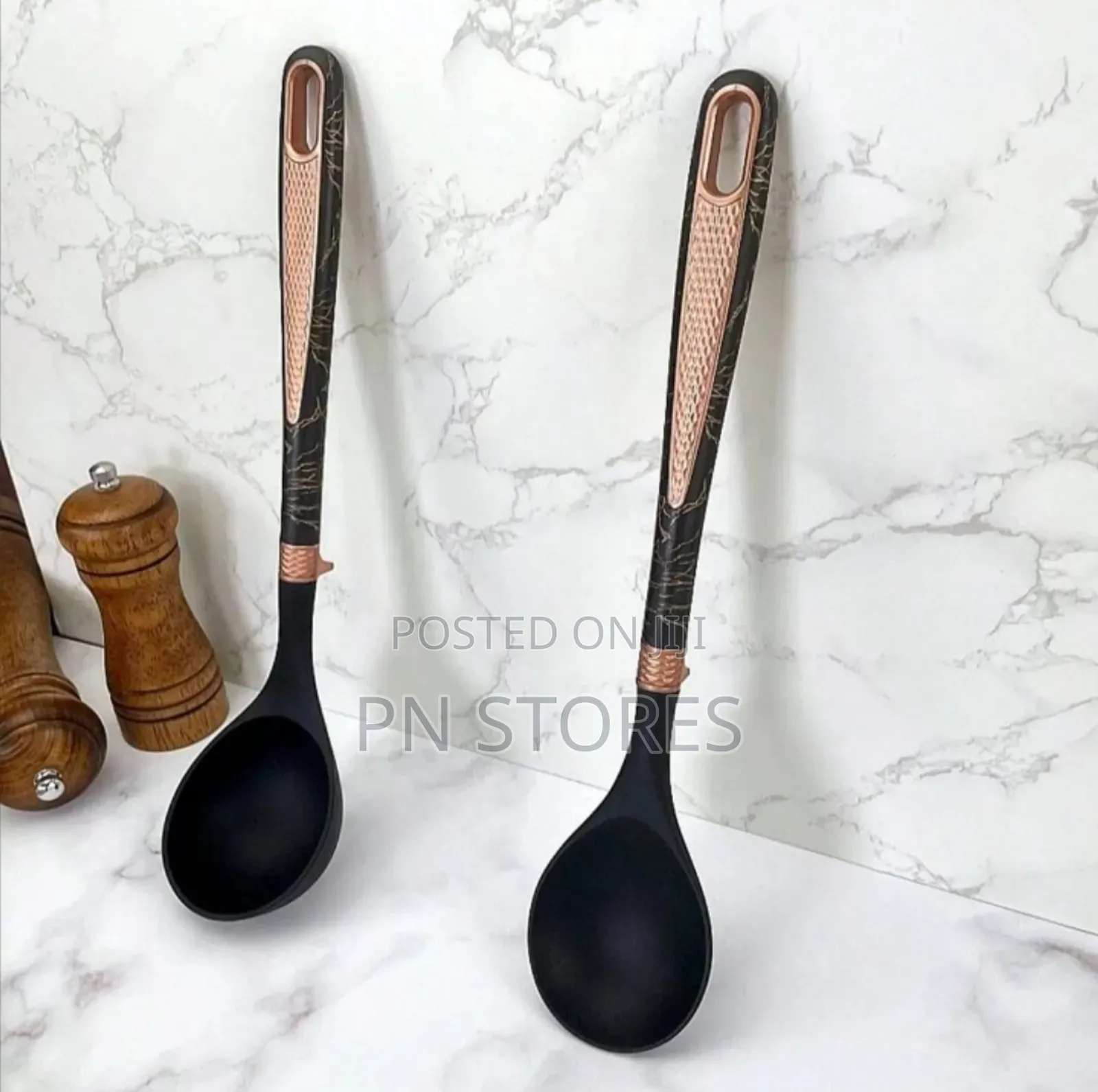 6pcs Quality Silicone Cooking Spoon