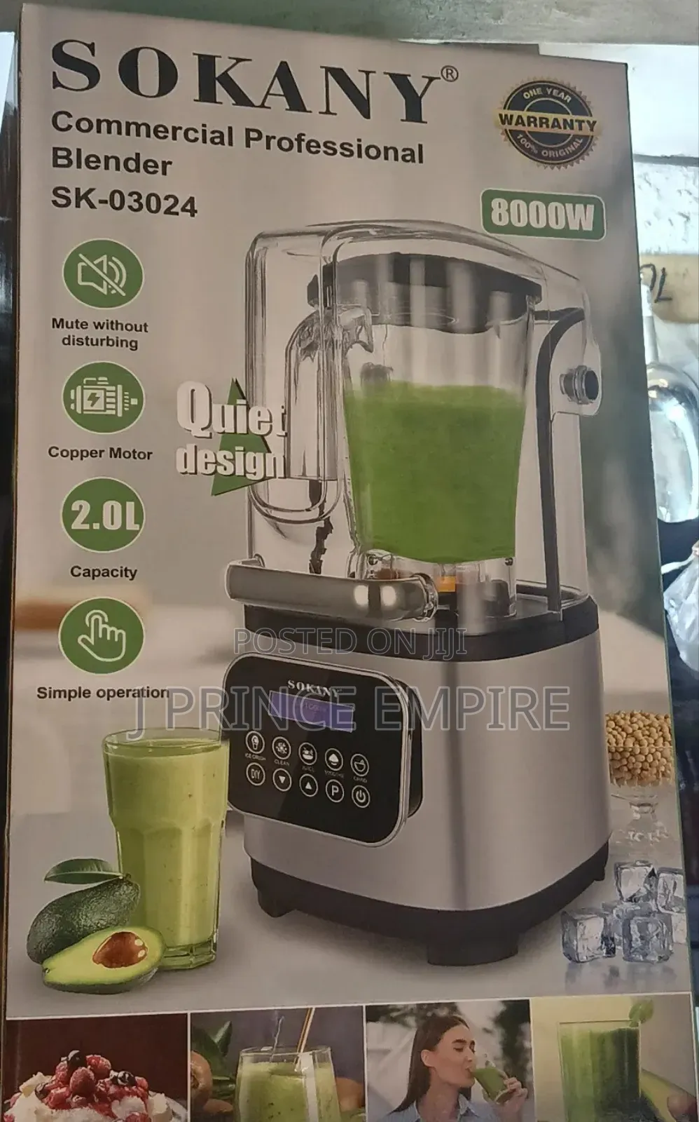 Sokany Soundproof Quality Blender