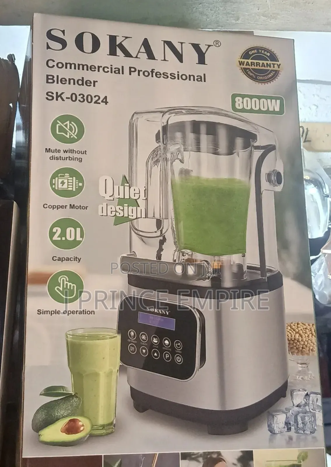 Sokany Soundproof Quality Blender
