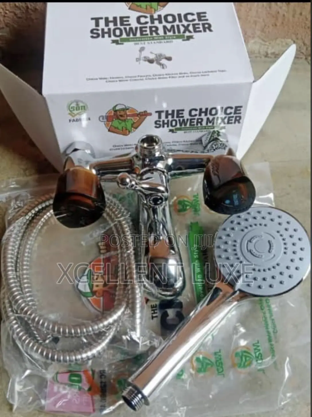 Original Anti Rust Choice Wall Mount Bath Mixer Tap