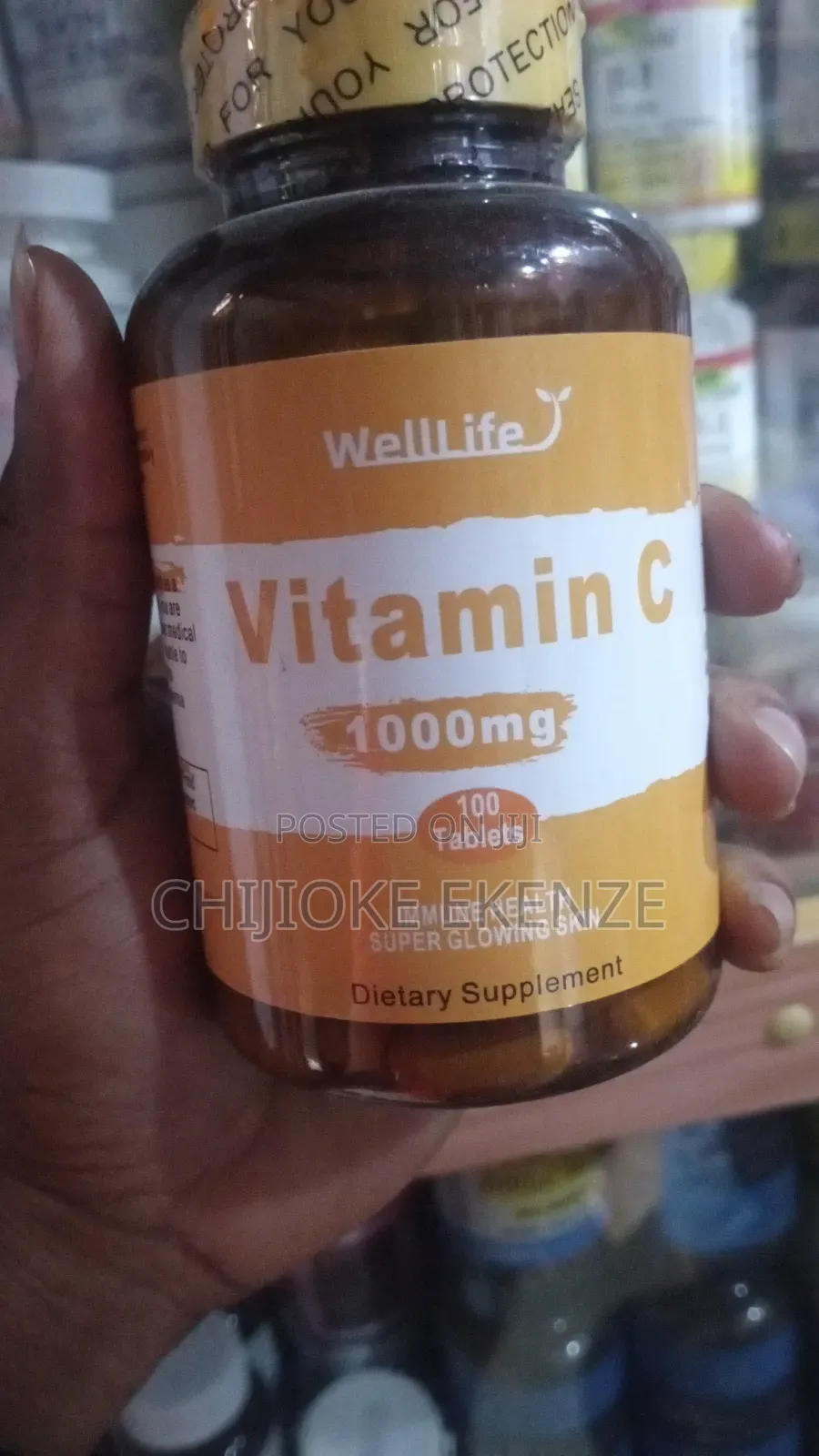 Welllife Vitamin C 1000mg X 100 Tablets