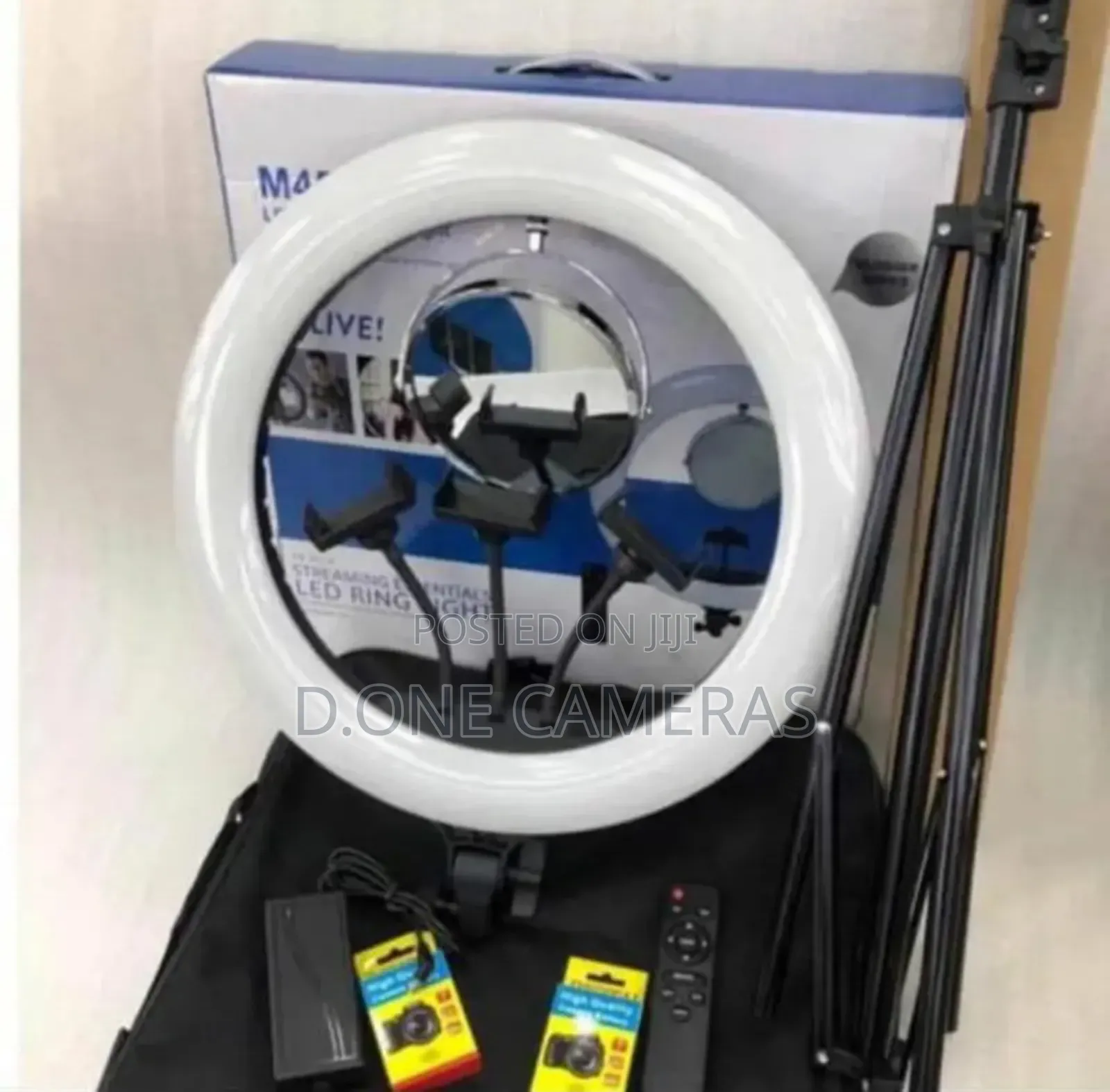 M45 Battery Space Led Ring Light With Battery and Stand