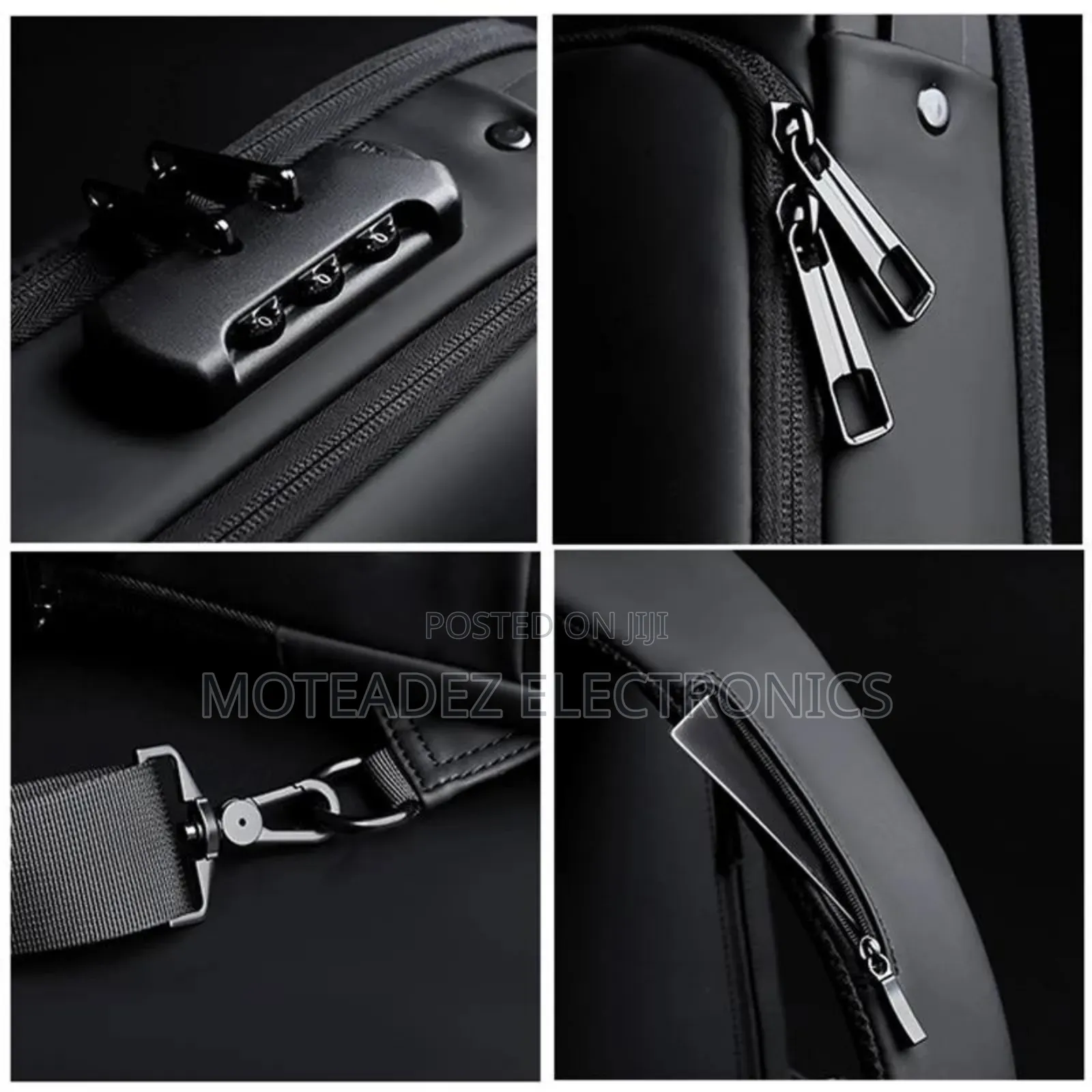 Men's Multifunction Anti-Theft Usb Shoulder Crossbody Bag