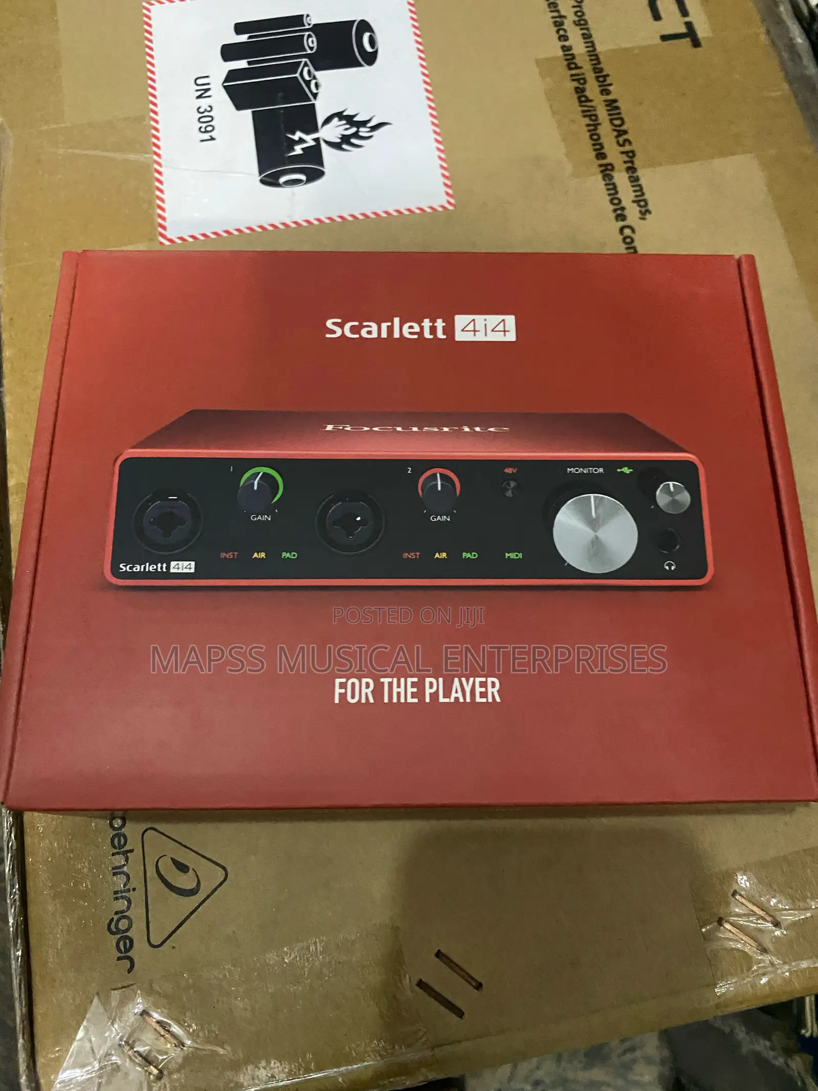 The Focusrite Scarlett 4i4 3rd Gen