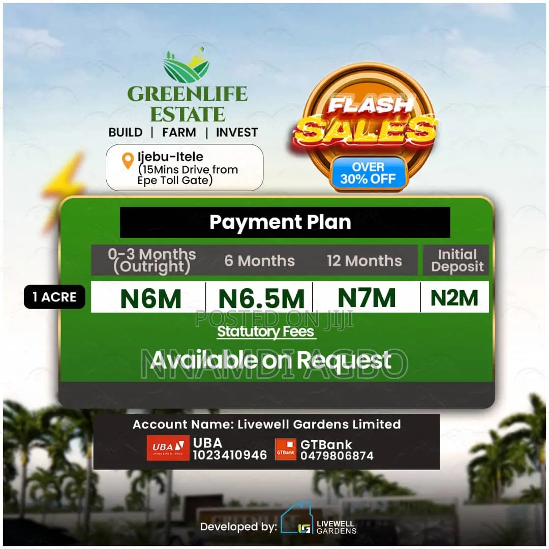 Greenlife Estate, Ijebu Itele, Ogun