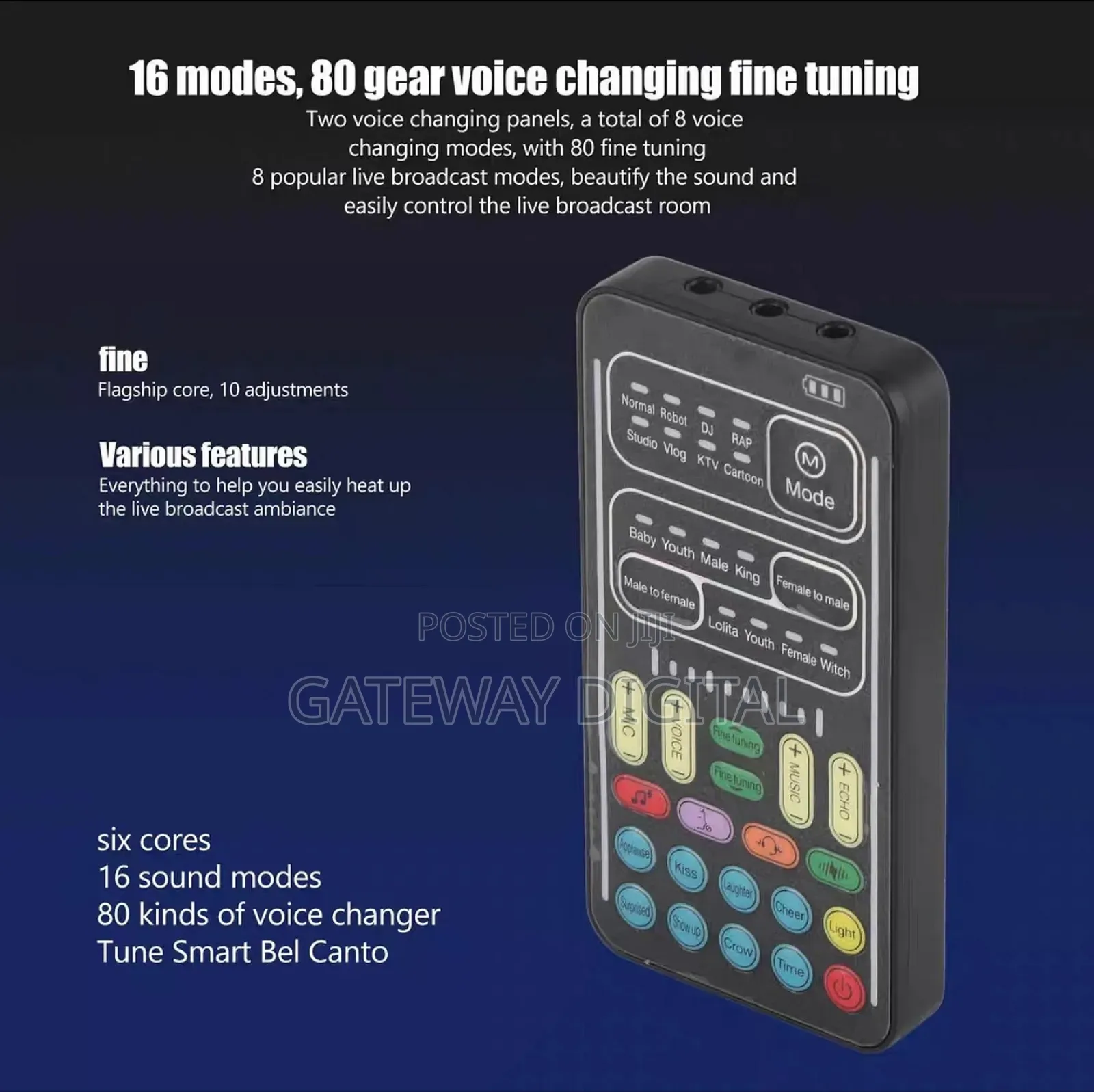I9 Voice Changer Set I9 Voice Changer Set Multifunction Port