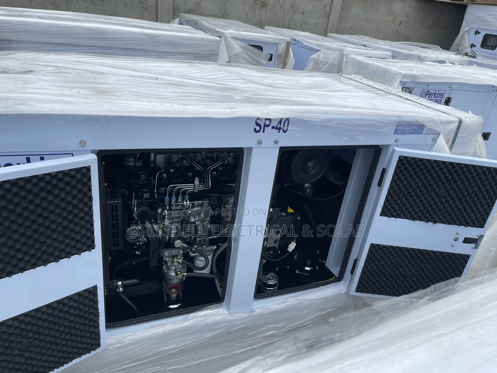 Silent England Perkins Soundproof Diesel Generator 40kva