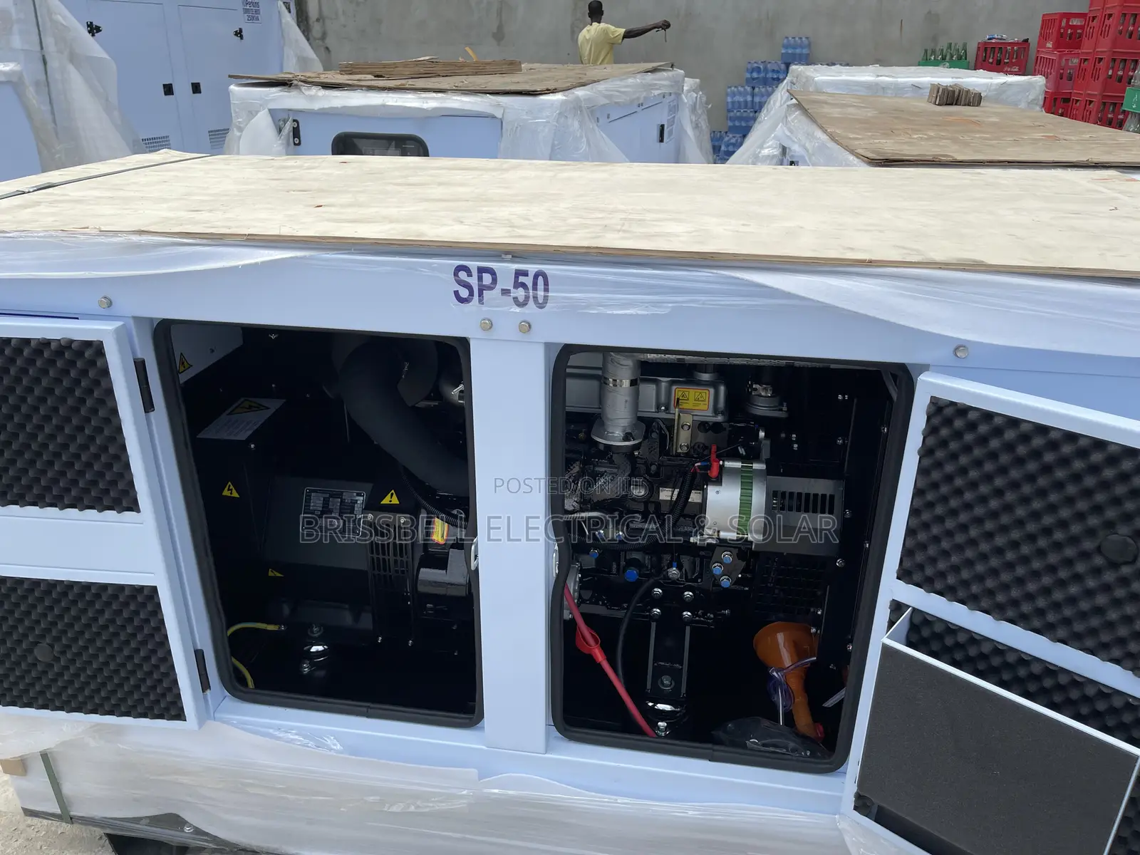 Silent England Perkins Soundproof Diesel Generator 50kva