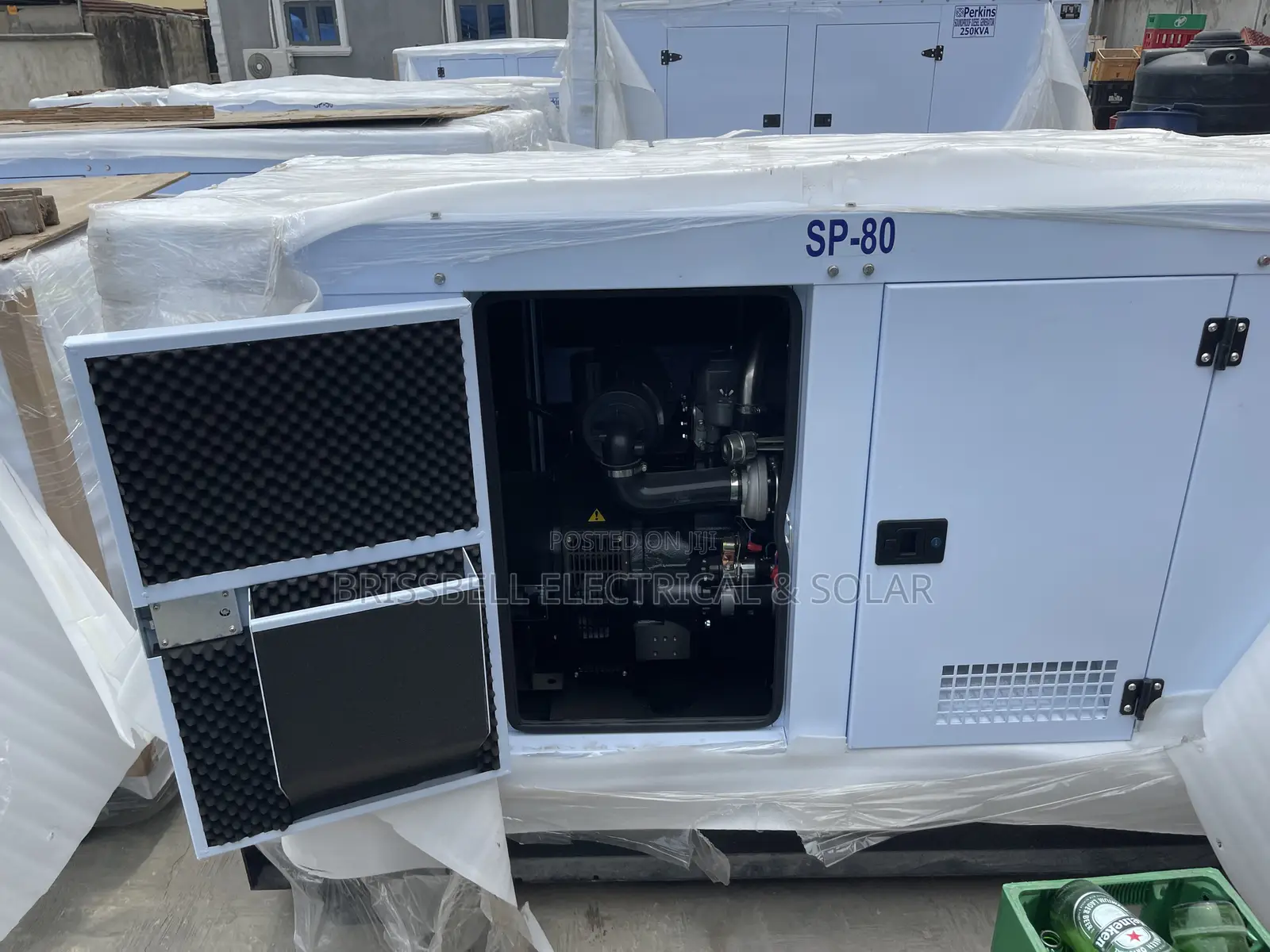 Silent England Perkins Soundproof Diesel Generator 80kva