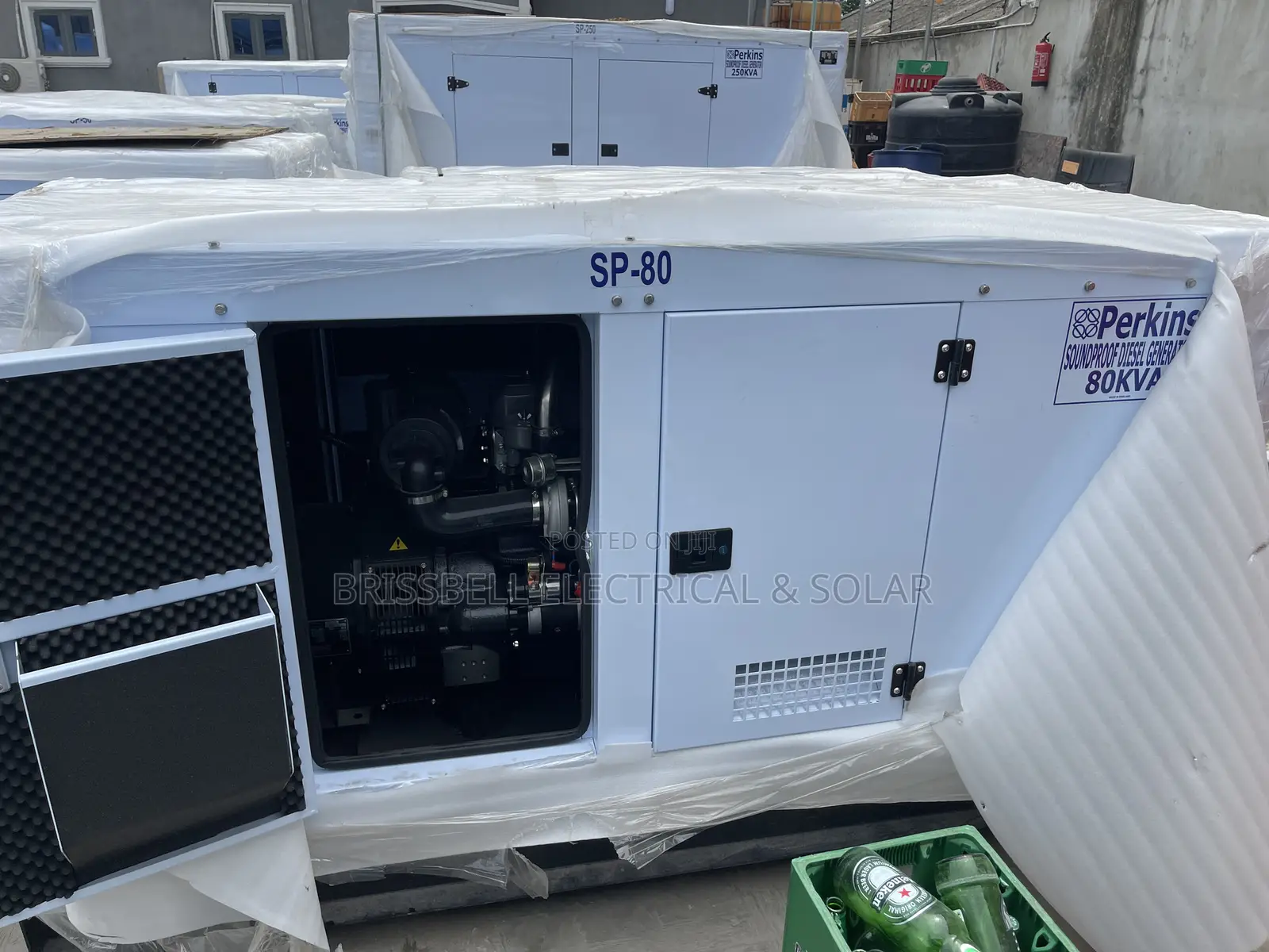 Silent England Perkins Soundproof Diesel Generator 80kva