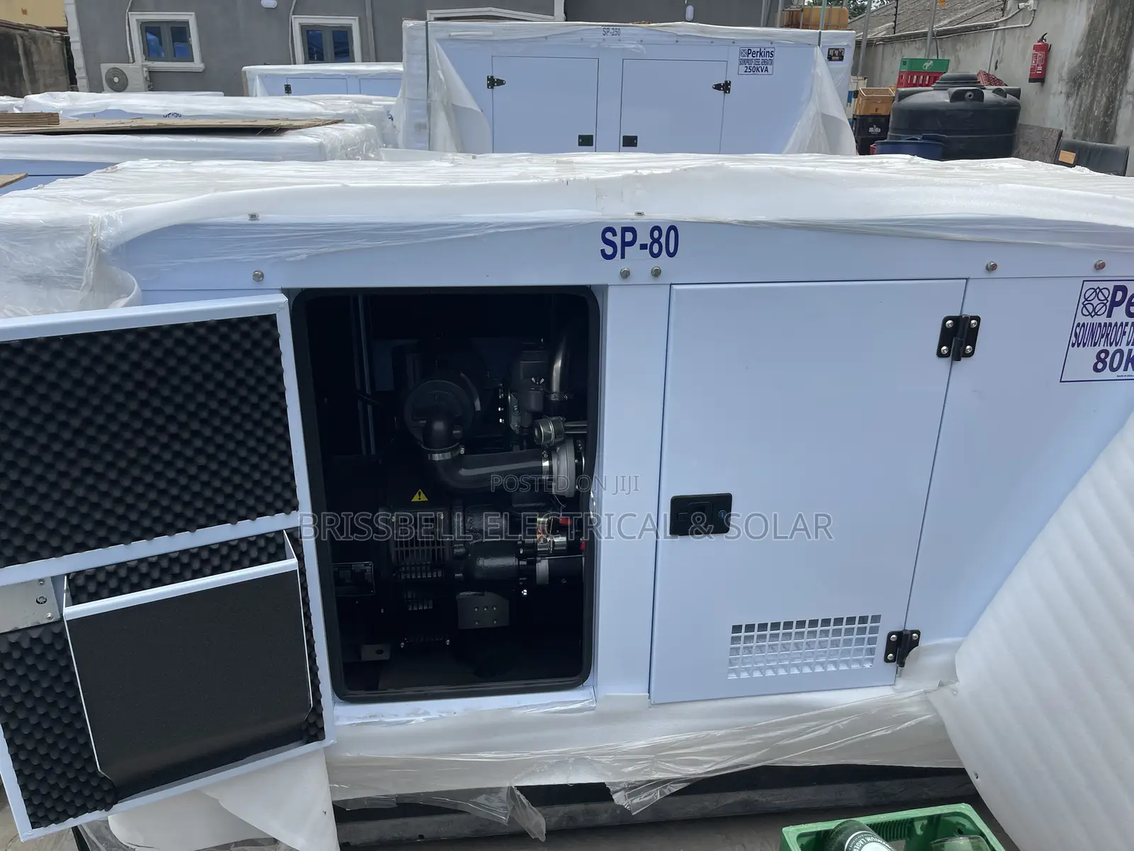 Silent England Perkins Soundproof Diesel Generator 80kva