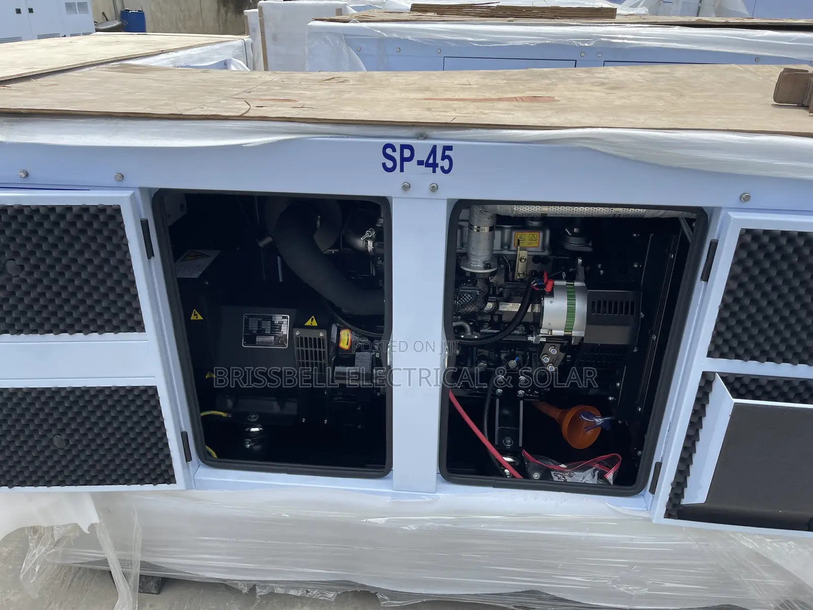Silent England Perkins Soundproof Diesel Generator 45kva