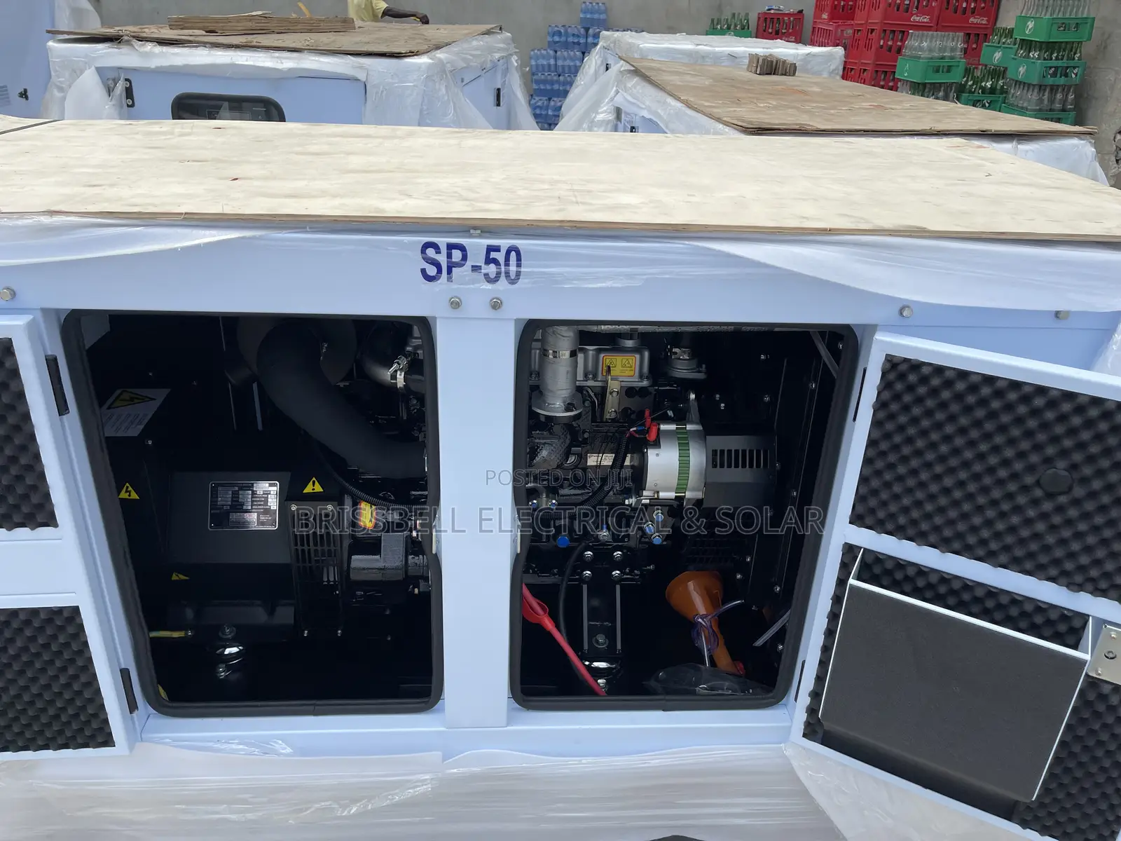 Silent England Perkins Soundproof Diesel Generator 50kva