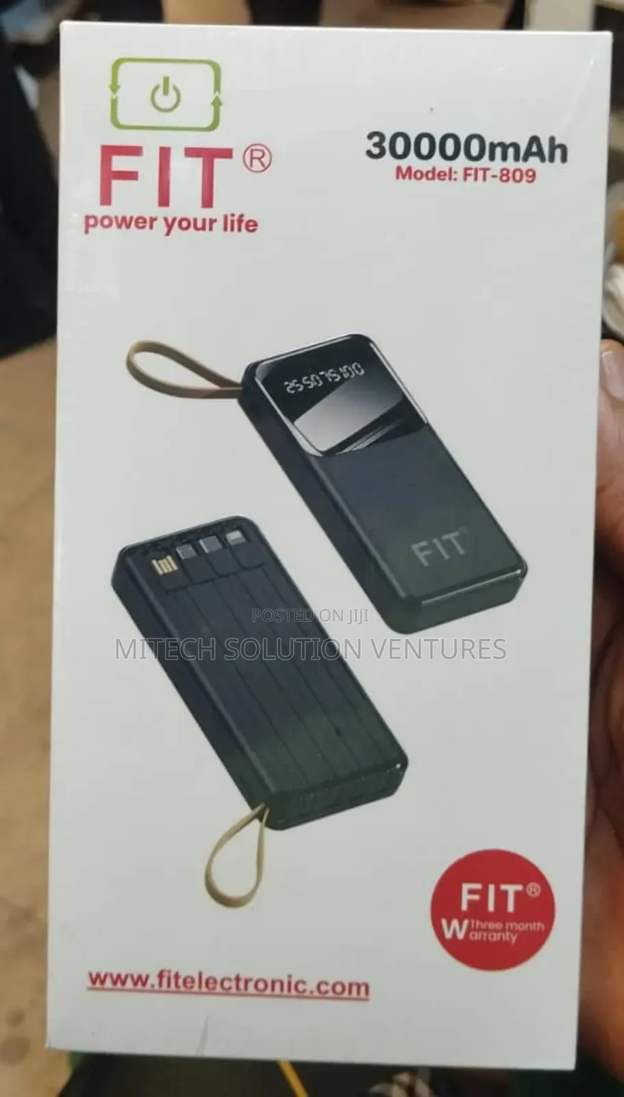 Fit Power Bank 30000 Mah