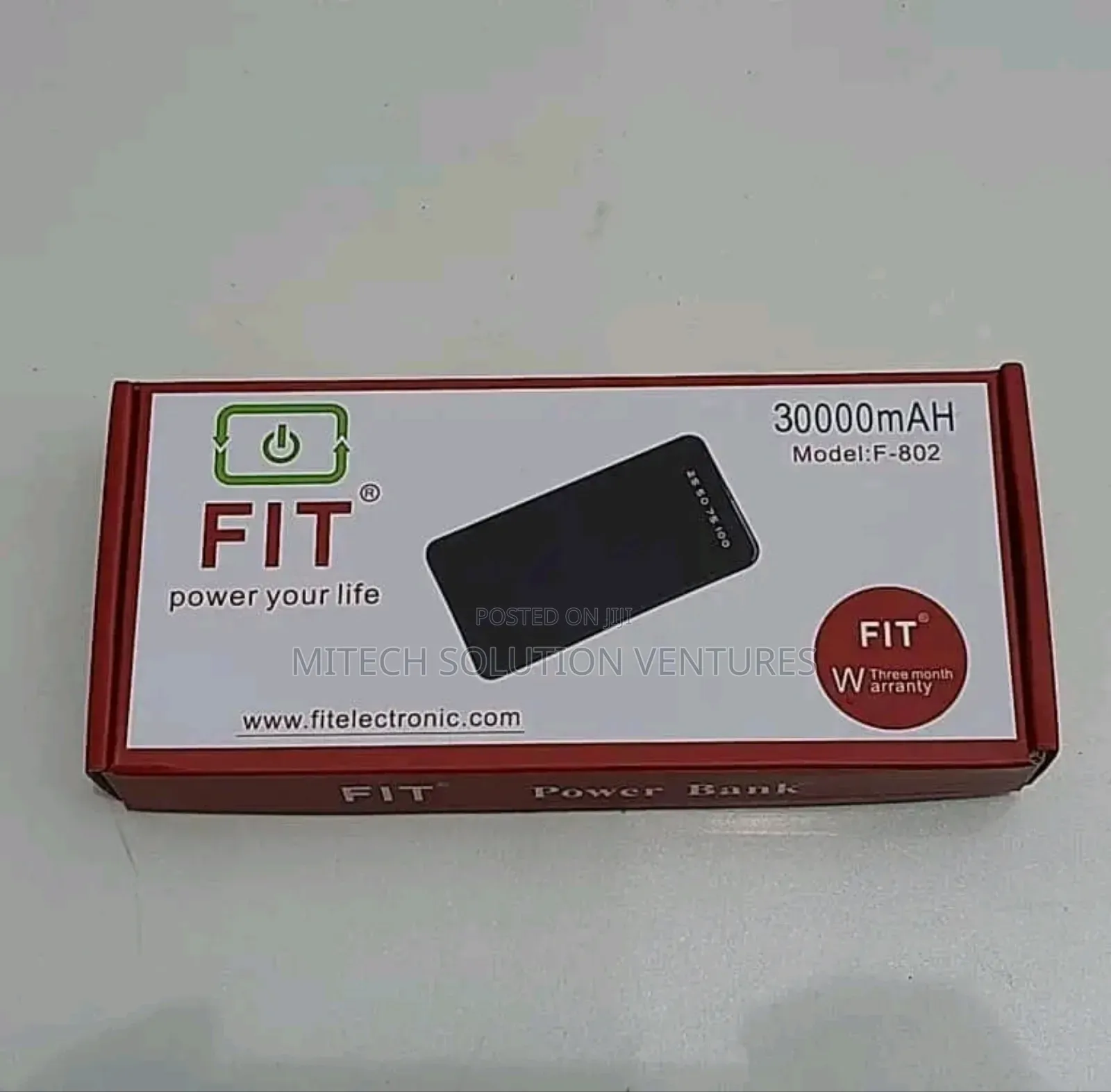 Fit Power Bank 30000 Mah