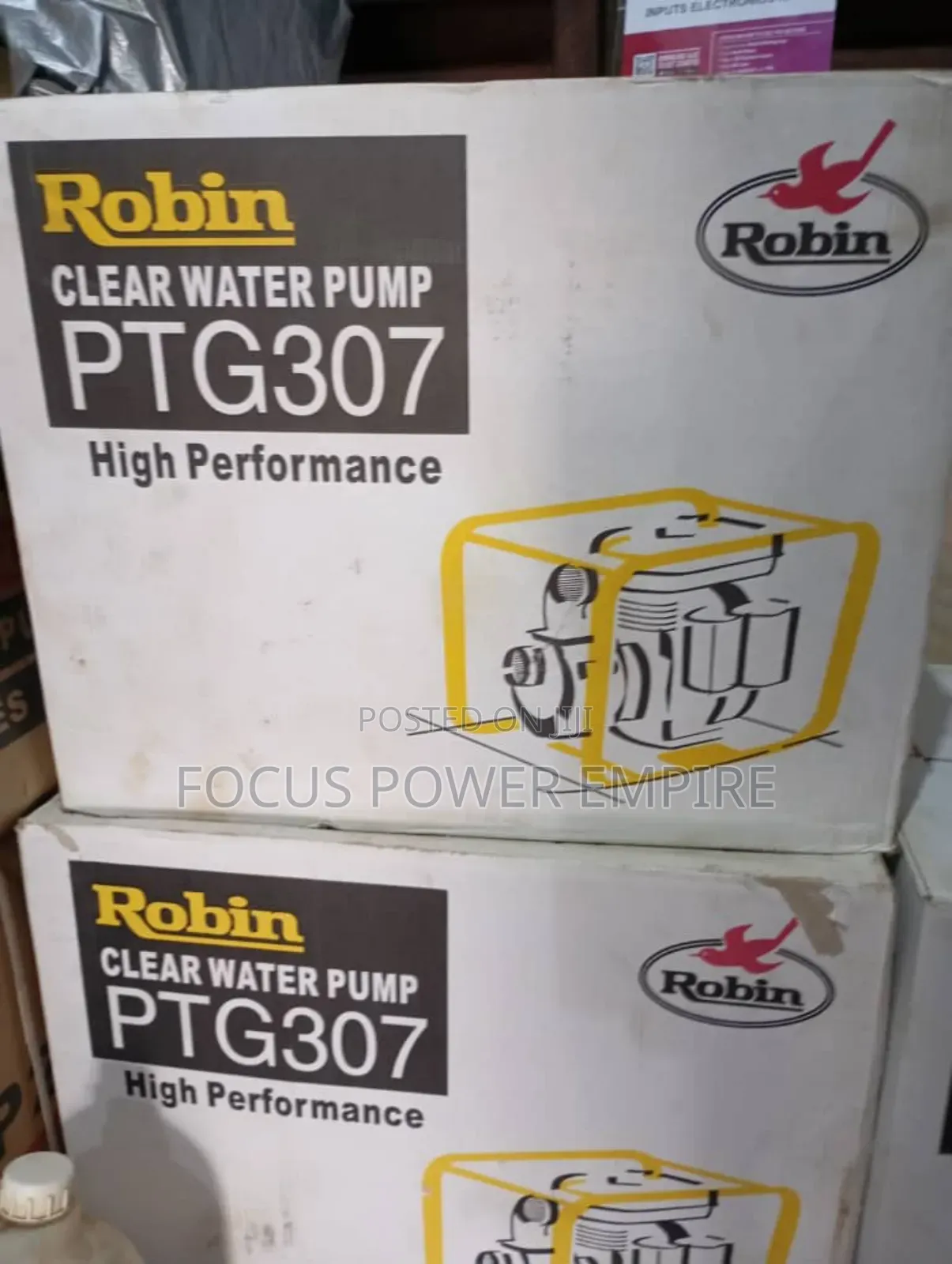 Original Robin Clear Water Pump Ptg307 High Performance