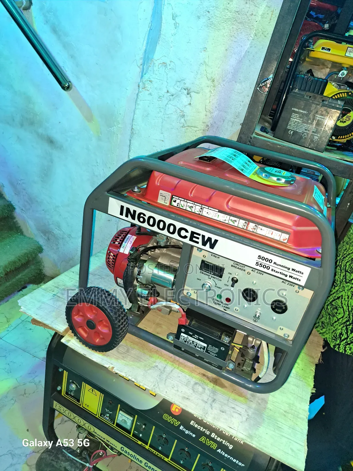 Come Let's Talk Business Ipower Petrol Generator 5.5kva 100%