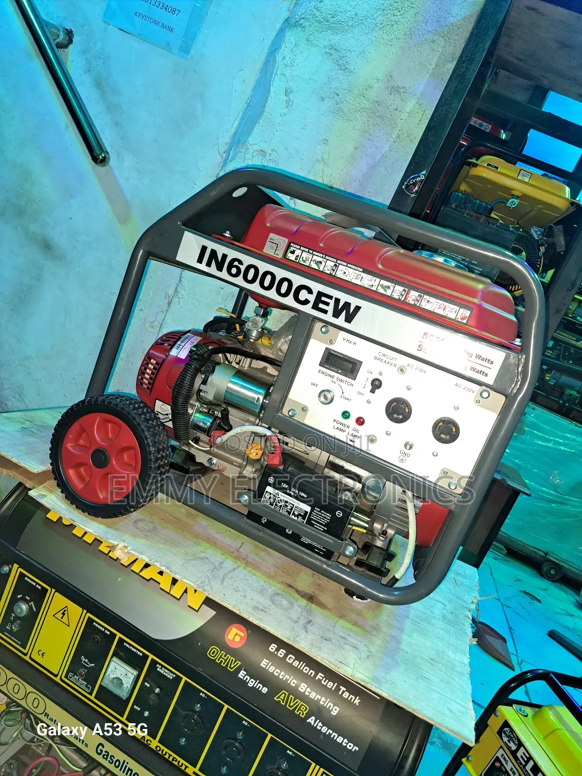 Inpower Petrol Generator Model In6000cew 5.5kva