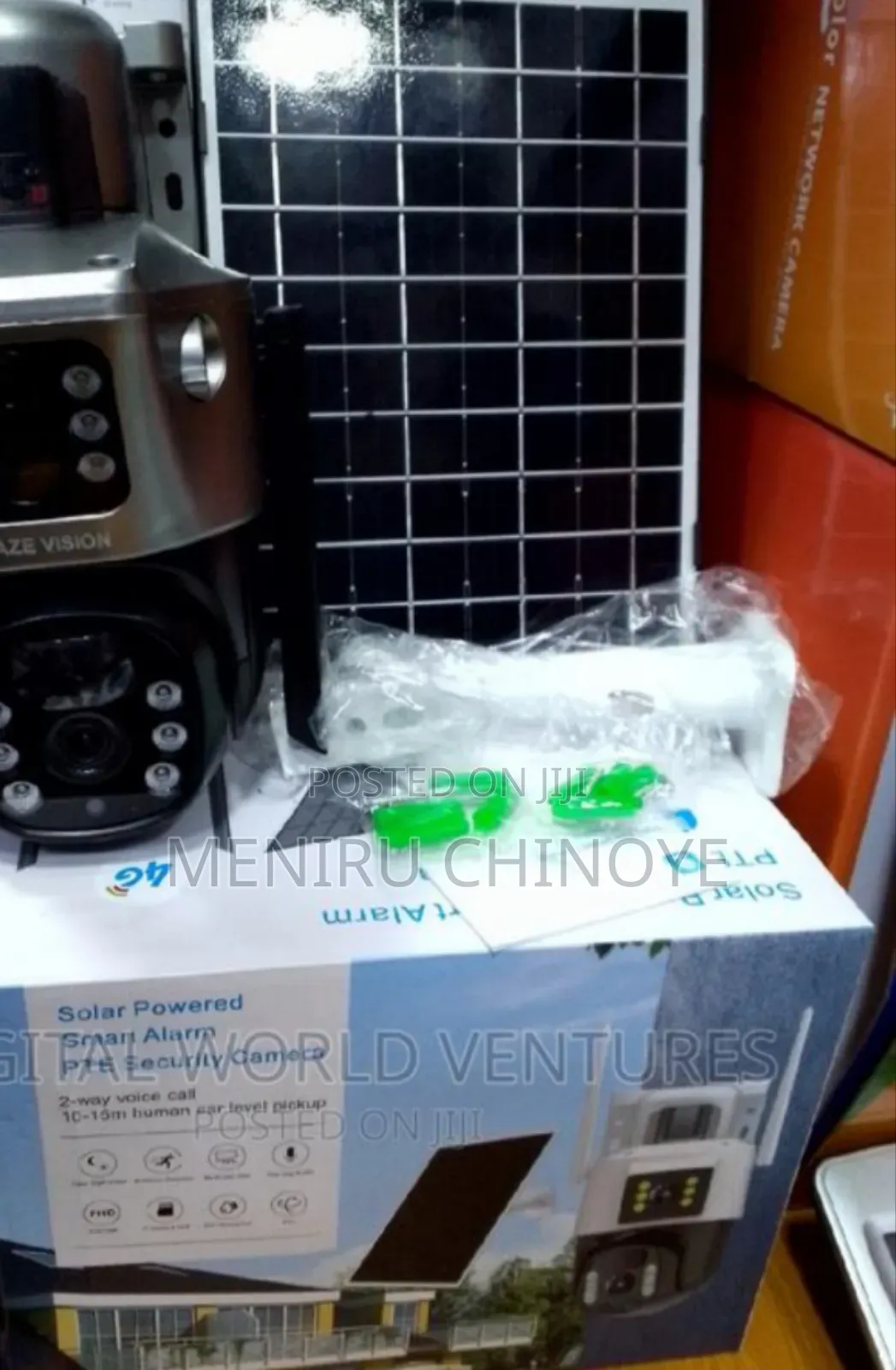 4g Dual Lens Solar Camera 5mp