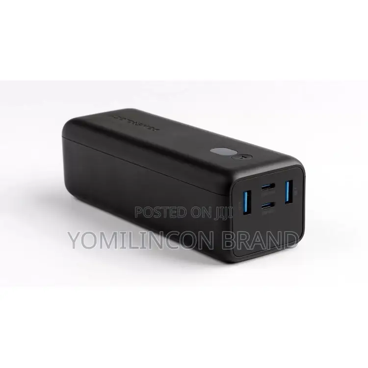 Powerology 100w Pd Onyx 30000mah Dual Usb-C Power Bank