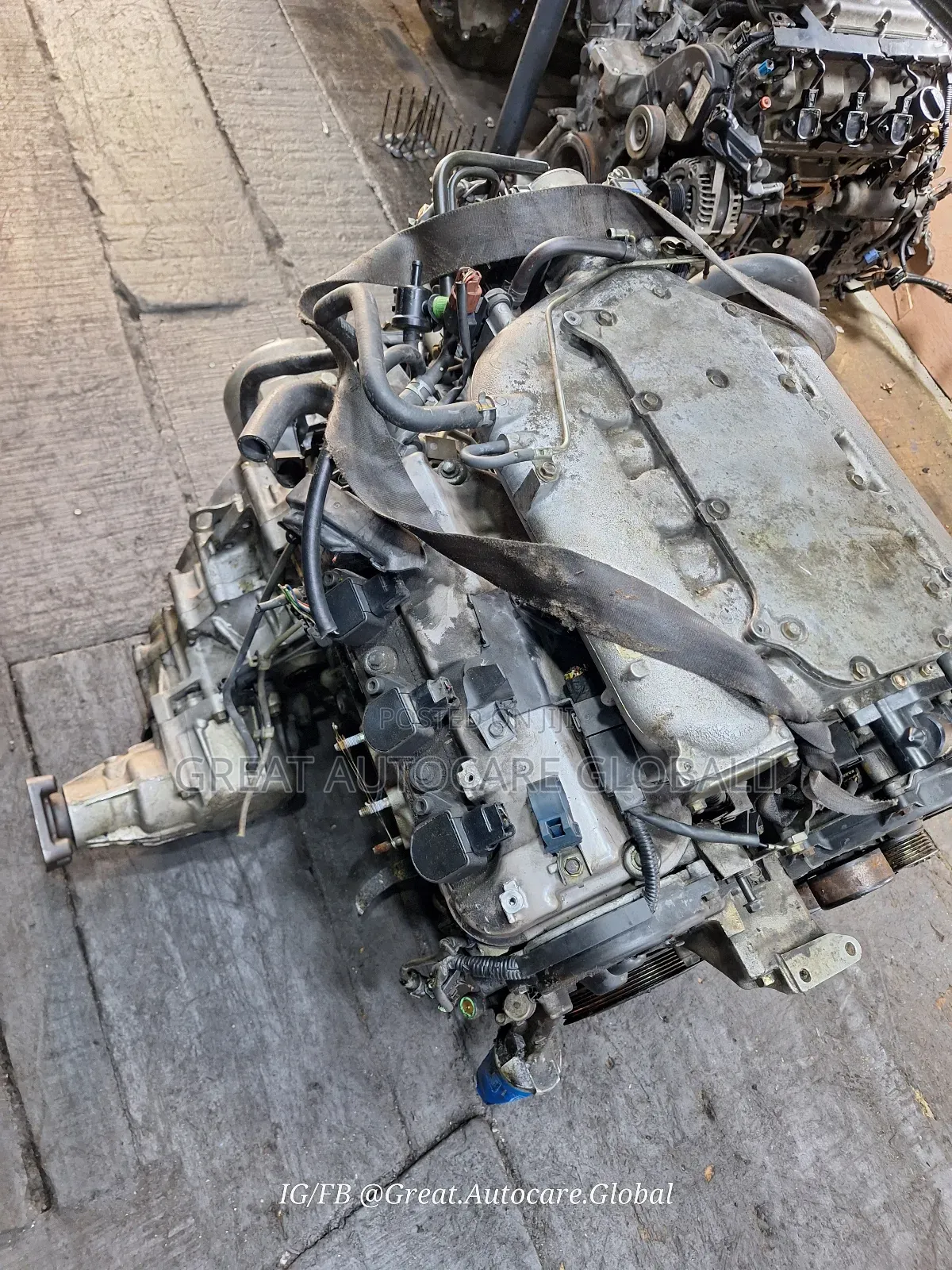 2003-06 Acura Mdx Engine And 4wd Gearbox (Single Belt)