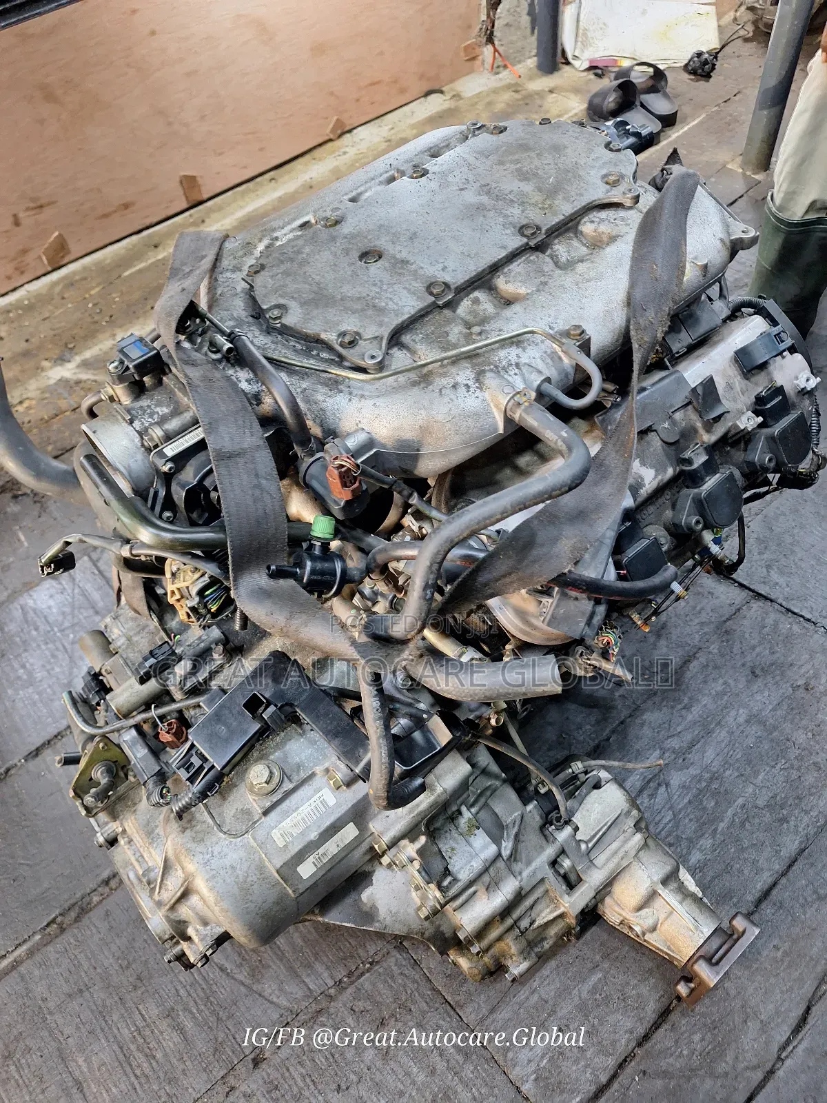 2003-06 Acura Mdx Engine And 4wd Gearbox (Single Belt)