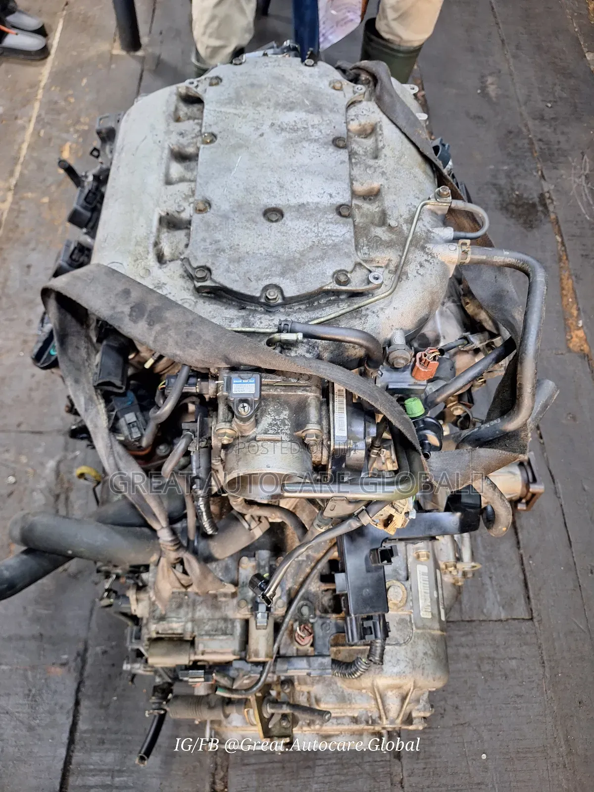 2003-06 Acura Mdx Engine And 4wd Gearbox (Single Belt)