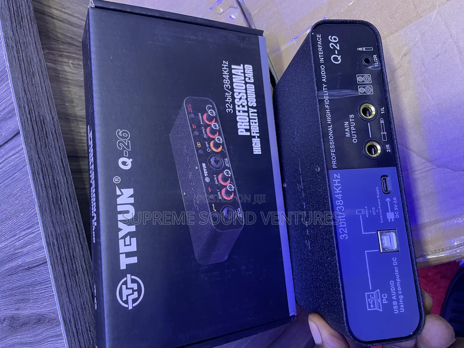High Quality Teyun Q26 Studio Soundcard