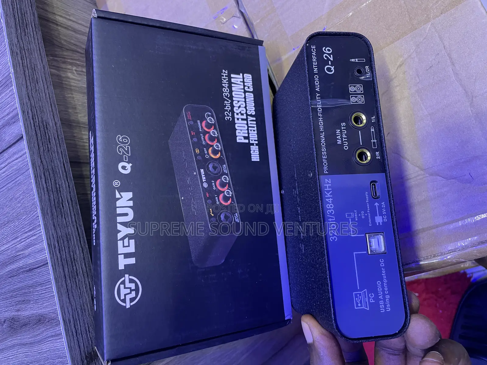 High Quality Teyun Q26 Studio Soundcard
