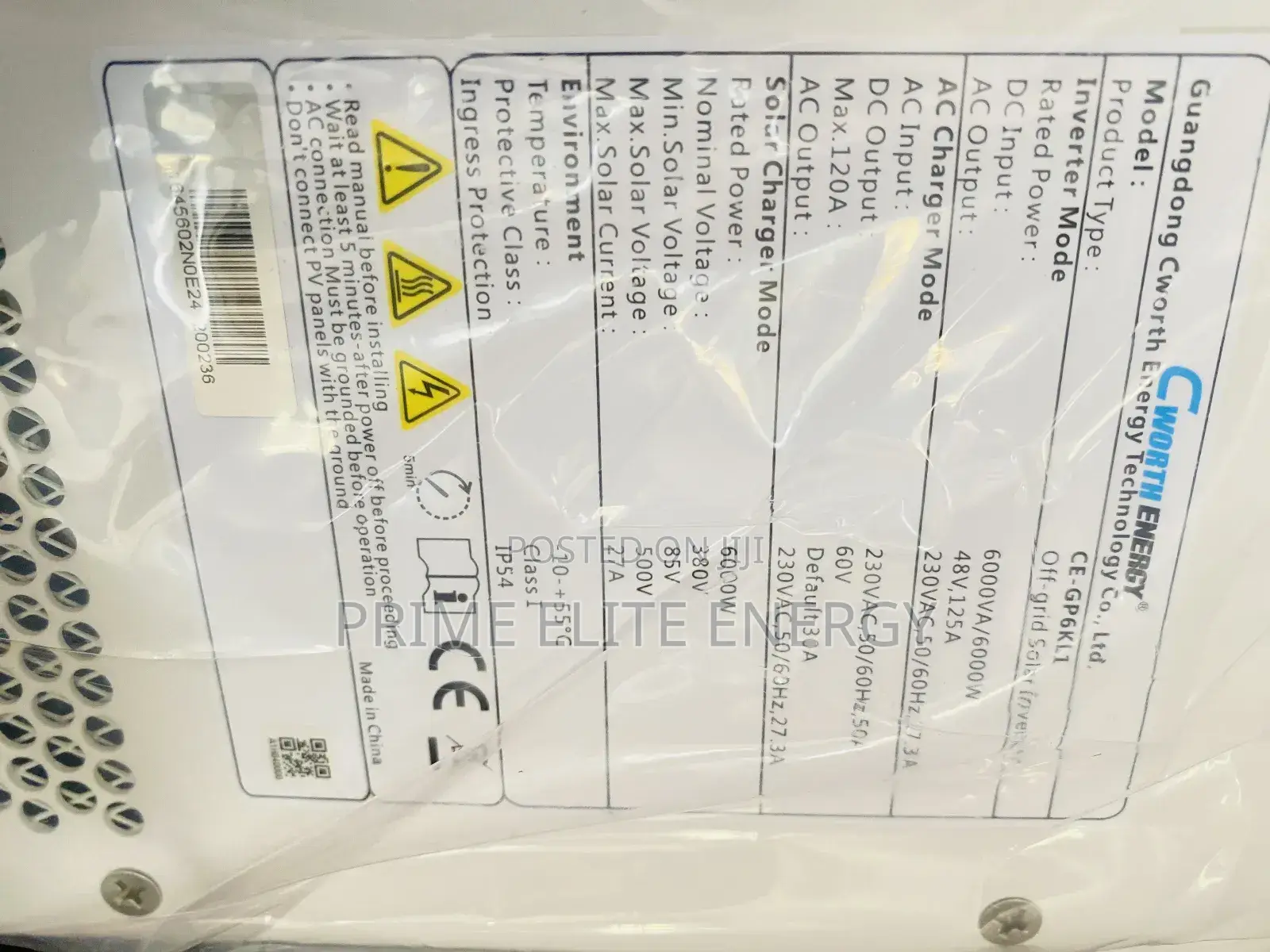 6kva Cworth Energy Hybrid Inverter