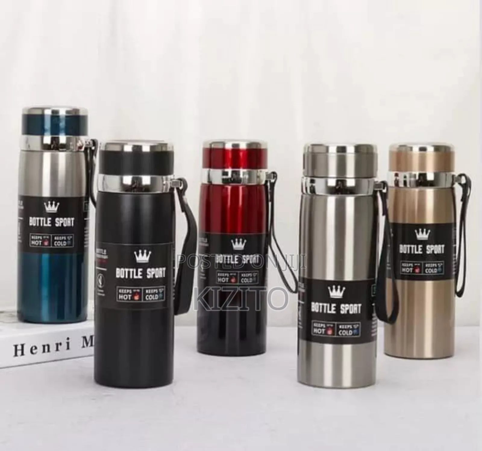 800ml Double Wall Stainless Steel Vacuum Water Bottle