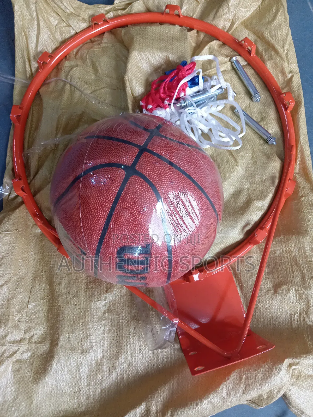 Rim With Wilson Basketball and Net