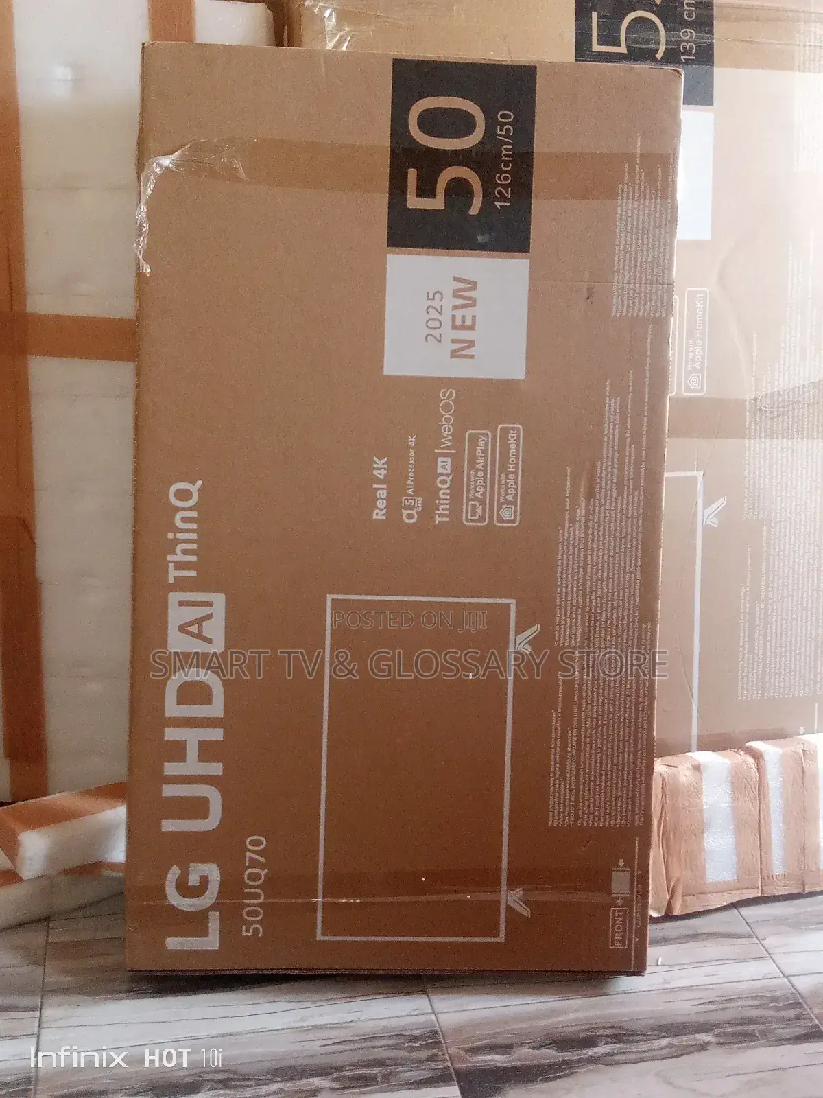 50 Inches With Unique and Sharp Building Services Tv