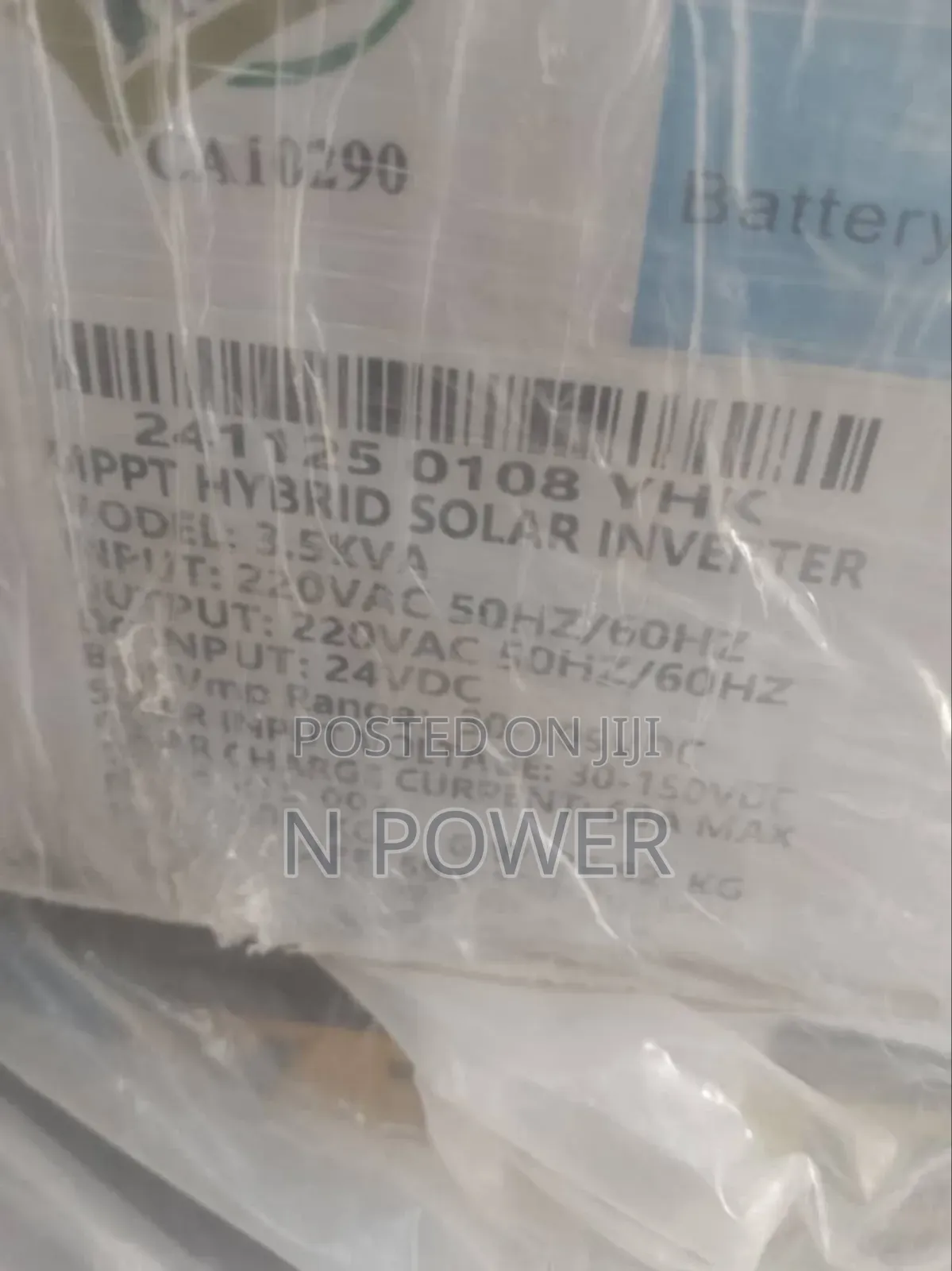 Yohako Solar Inverter 2.5kva Hybrid 24v