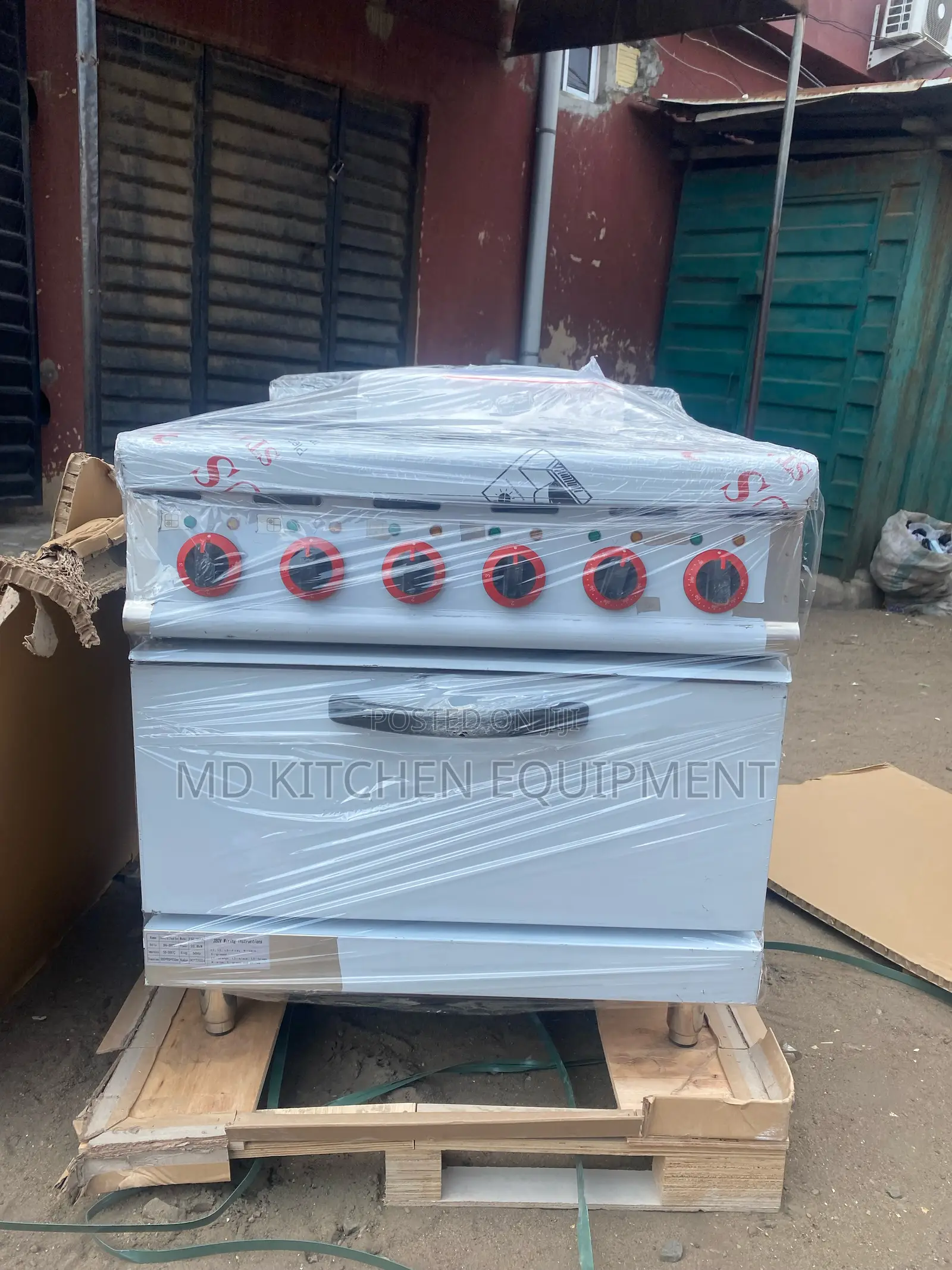 Commercial 4 Plates Electric Cooker With Oven