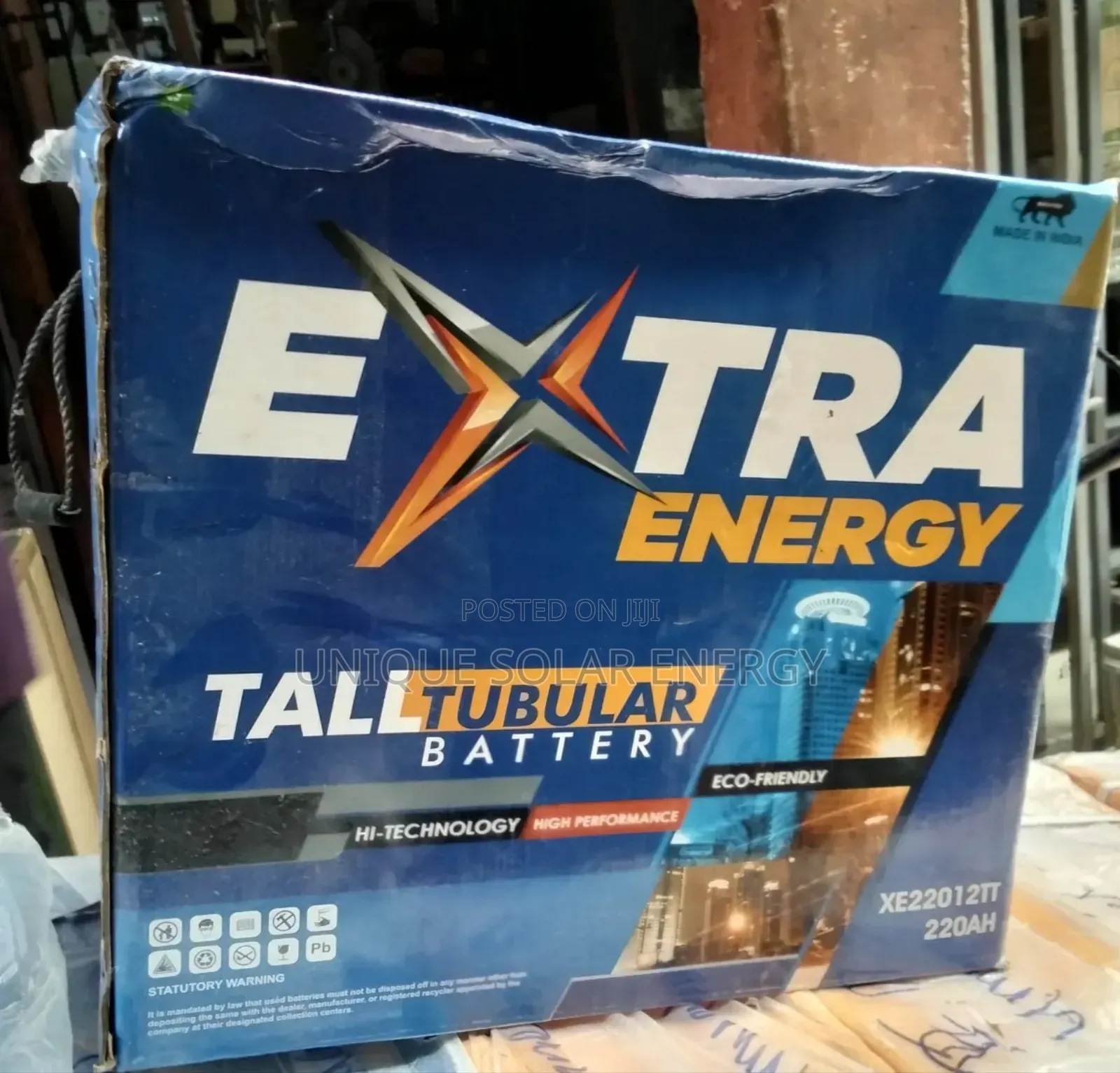 Extra Energy 220ah Tubular Battery