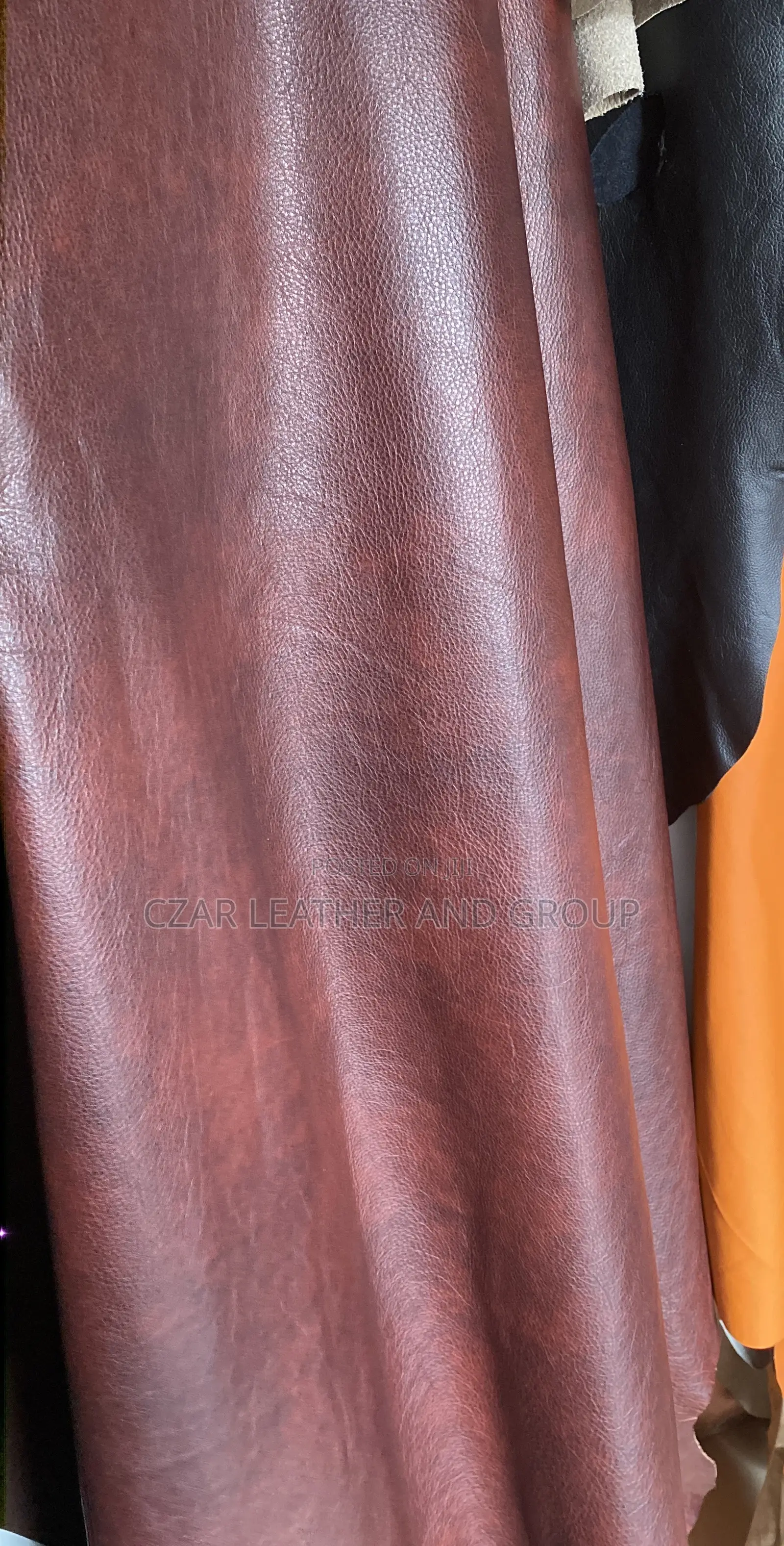 Wine Kampala Animal Italian Upholstery Skin Leather