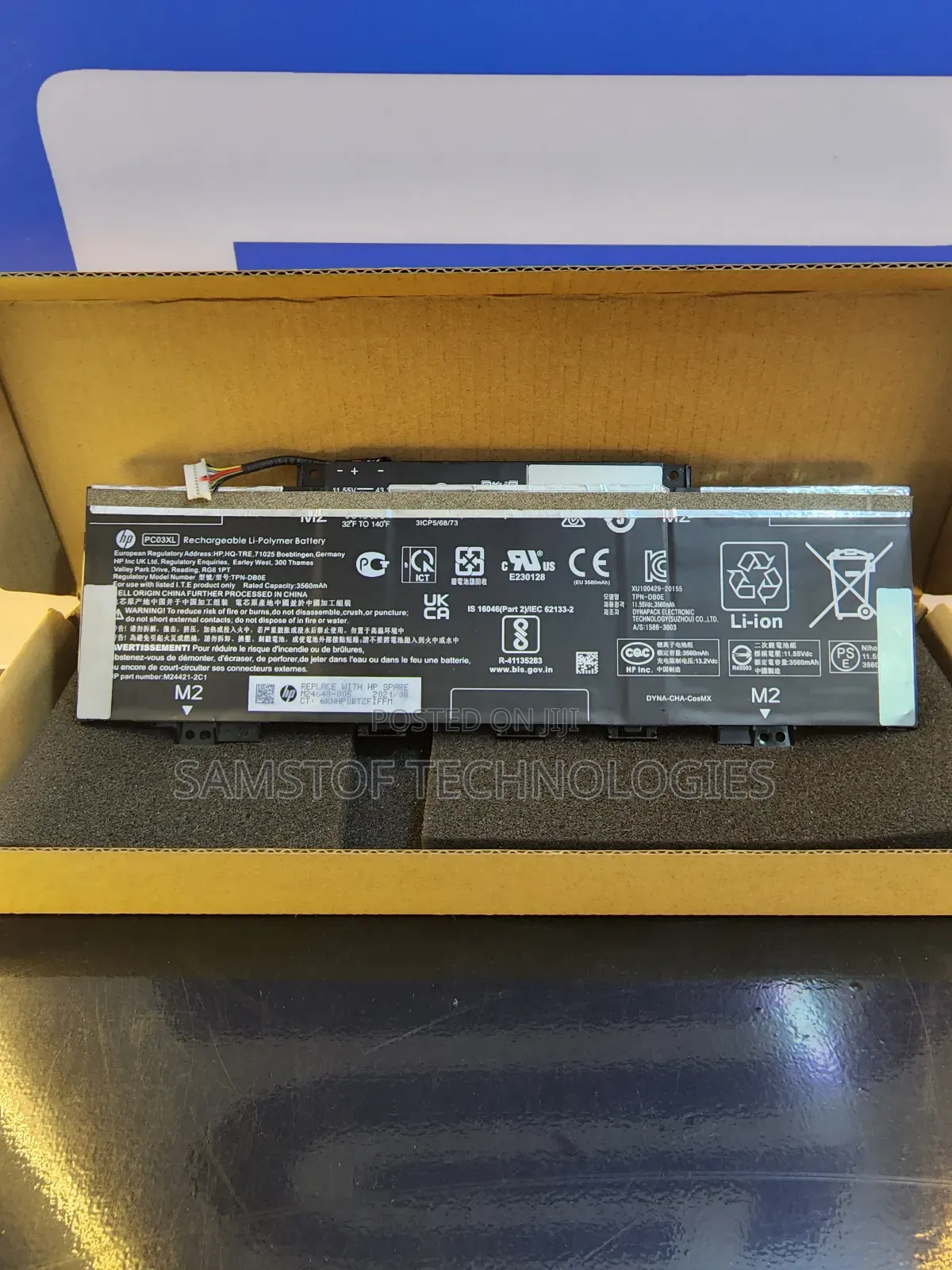Hp Pavilion Battery Pc03xl, X360 14-Dw, Dy