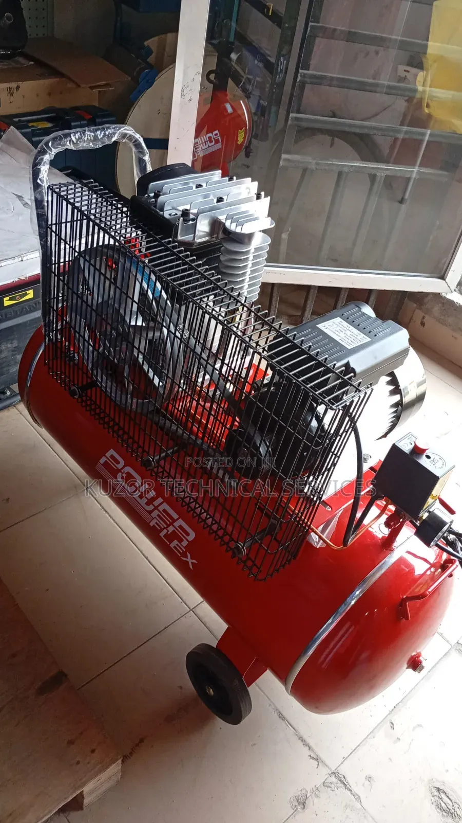 100 Liters Power Flex Air Compressor Machine