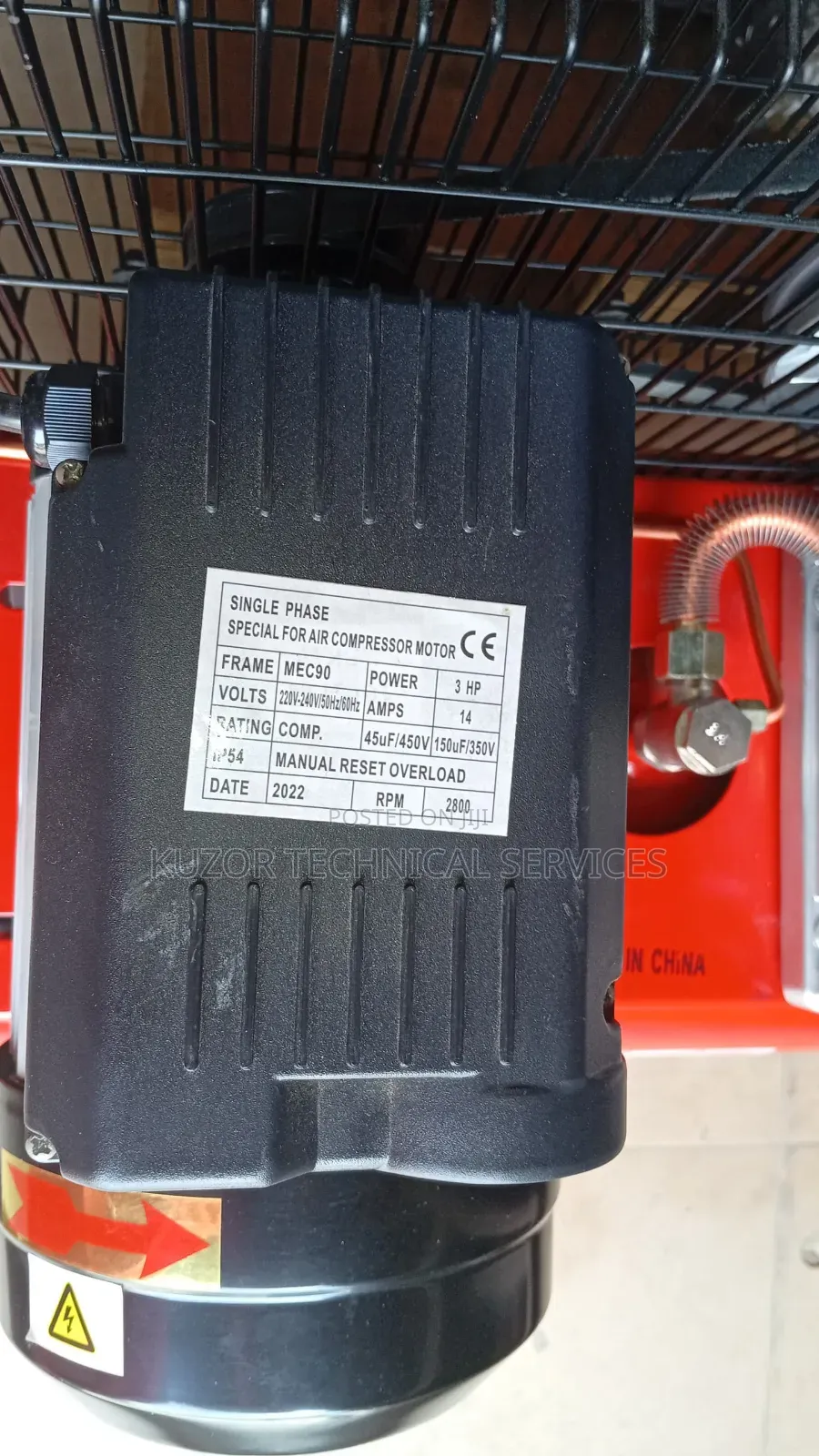100 Liters Power Flex Air Compressor Machine