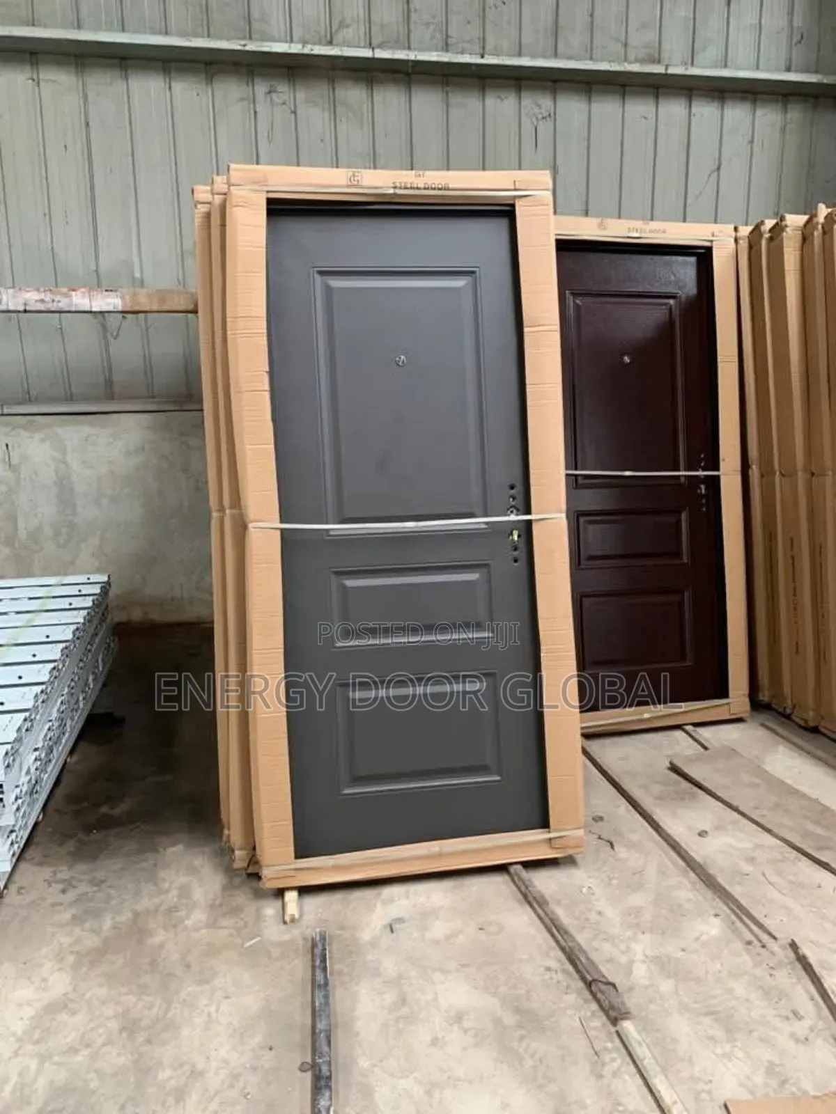 3ft Golden Diamond Security Door of Geometric Patterns