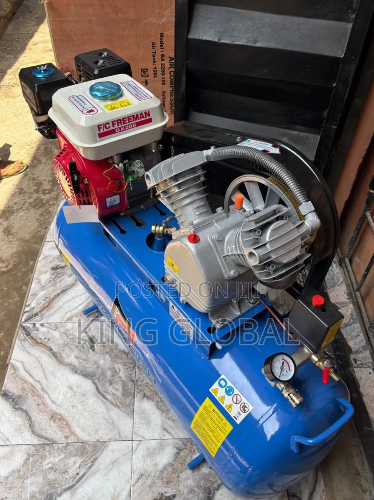 Engine Air Compressor Machine 100l
