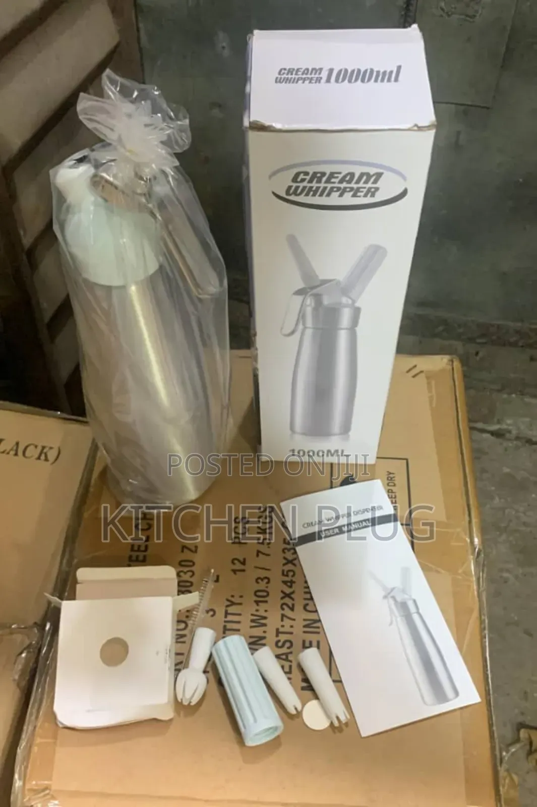 1,000 Ml Whipped Cream Dispenser