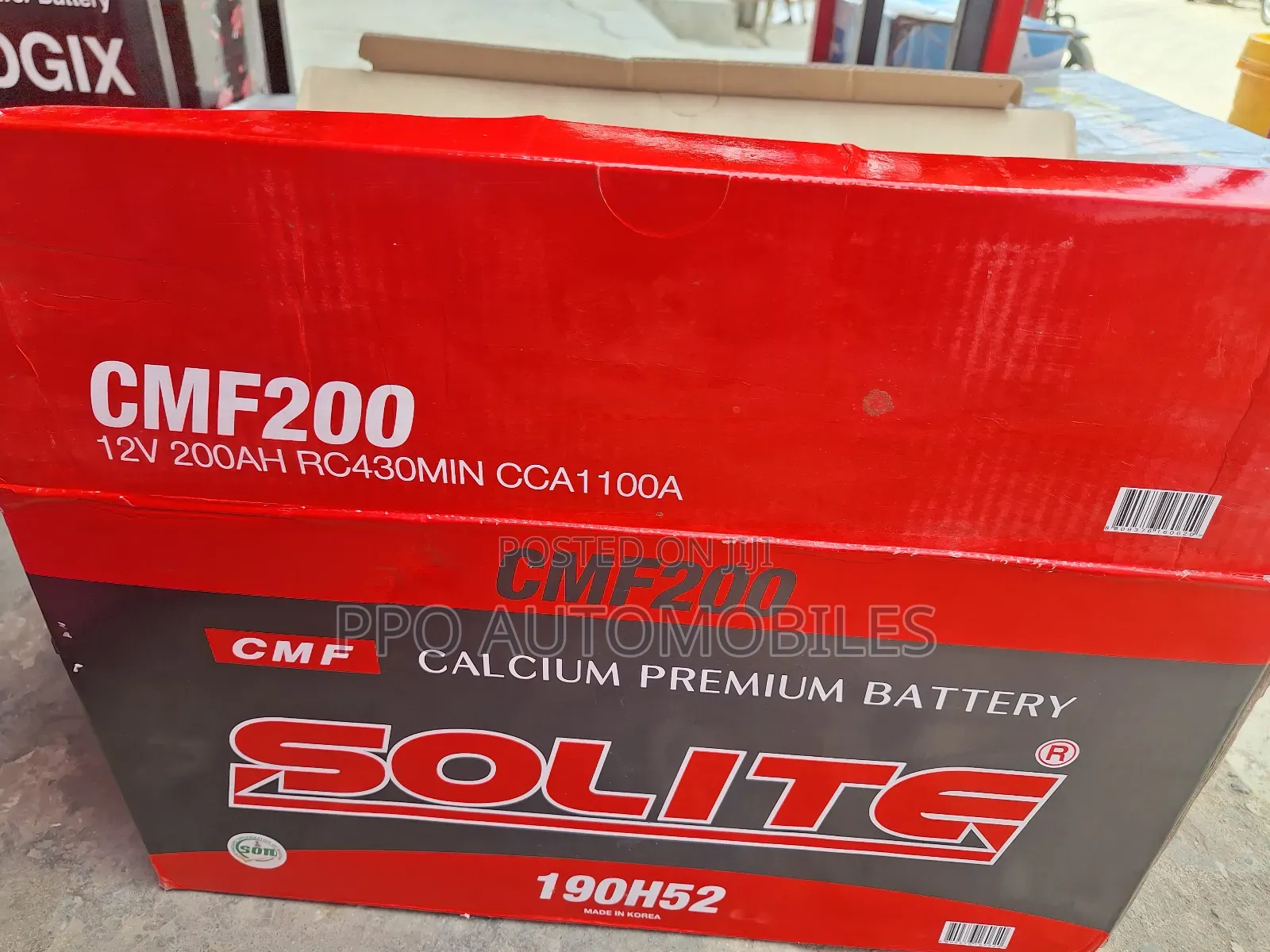 12v 200ah Solite Mf Korea Battery