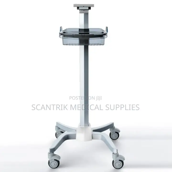 Adjustable Patient Monitor Trolley for Hospital