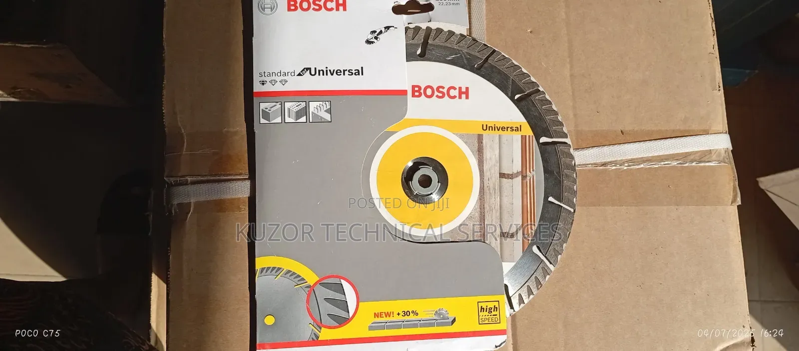 9" Standard for Universal Cutting Disc